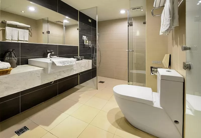 Shower in Beacon Hotel