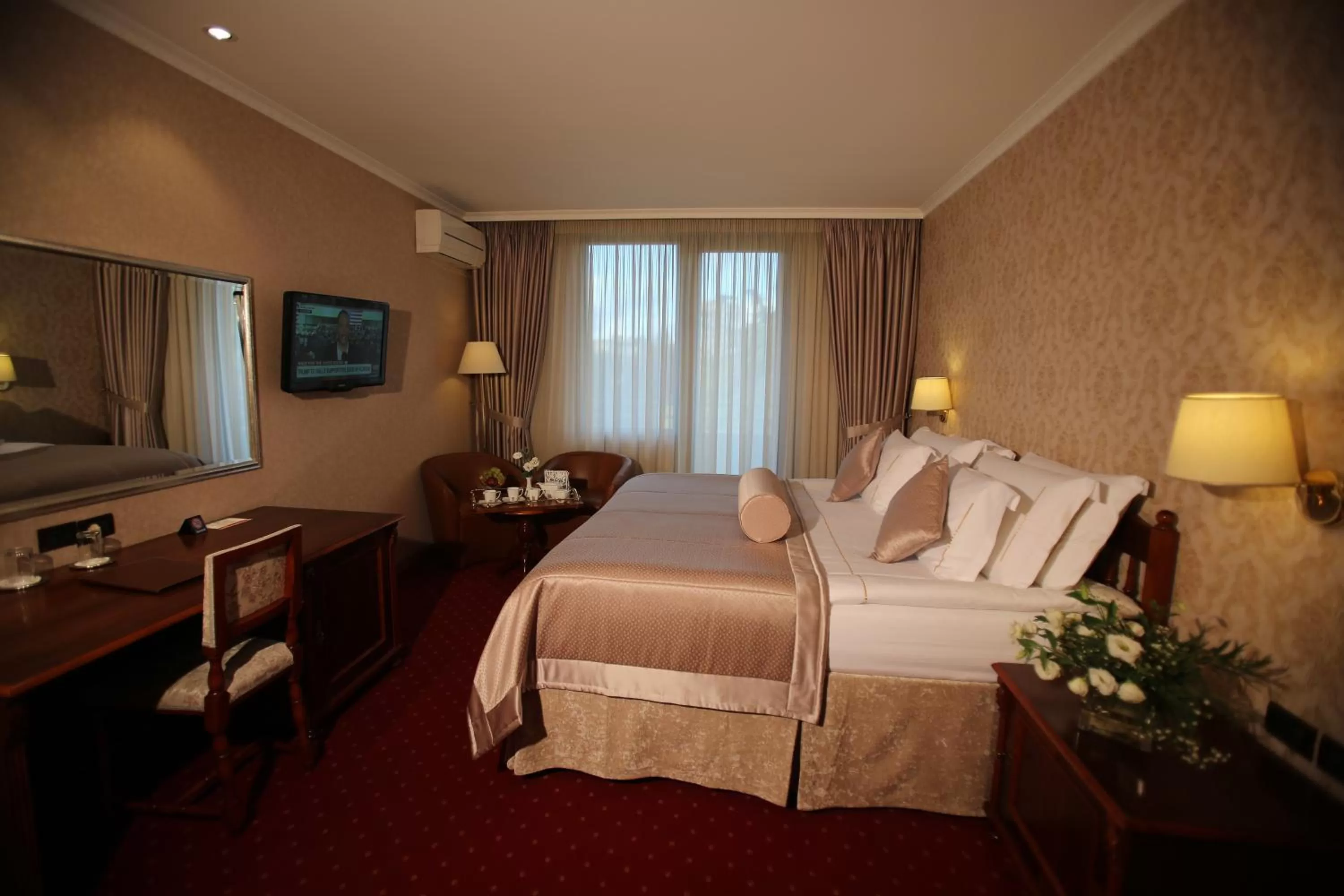 Photo of the whole room, Bed in Grand Hotel & Spa Tirana