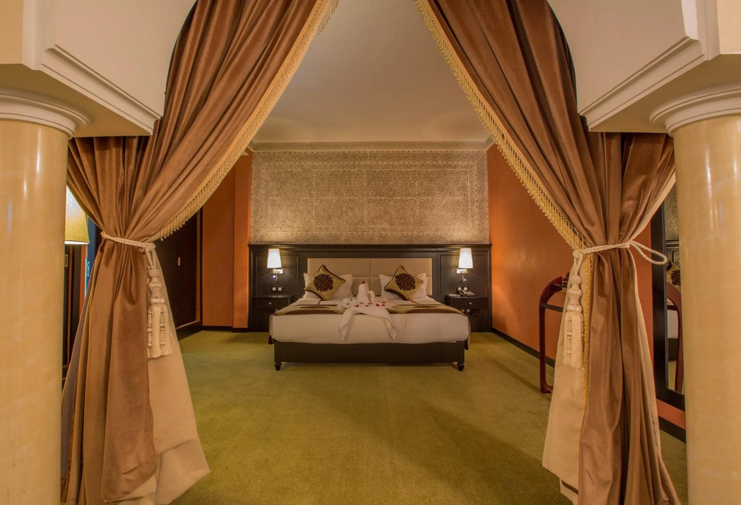 Photo of the whole room, Bed in Ennakhil Marrakech Hotel & SPA