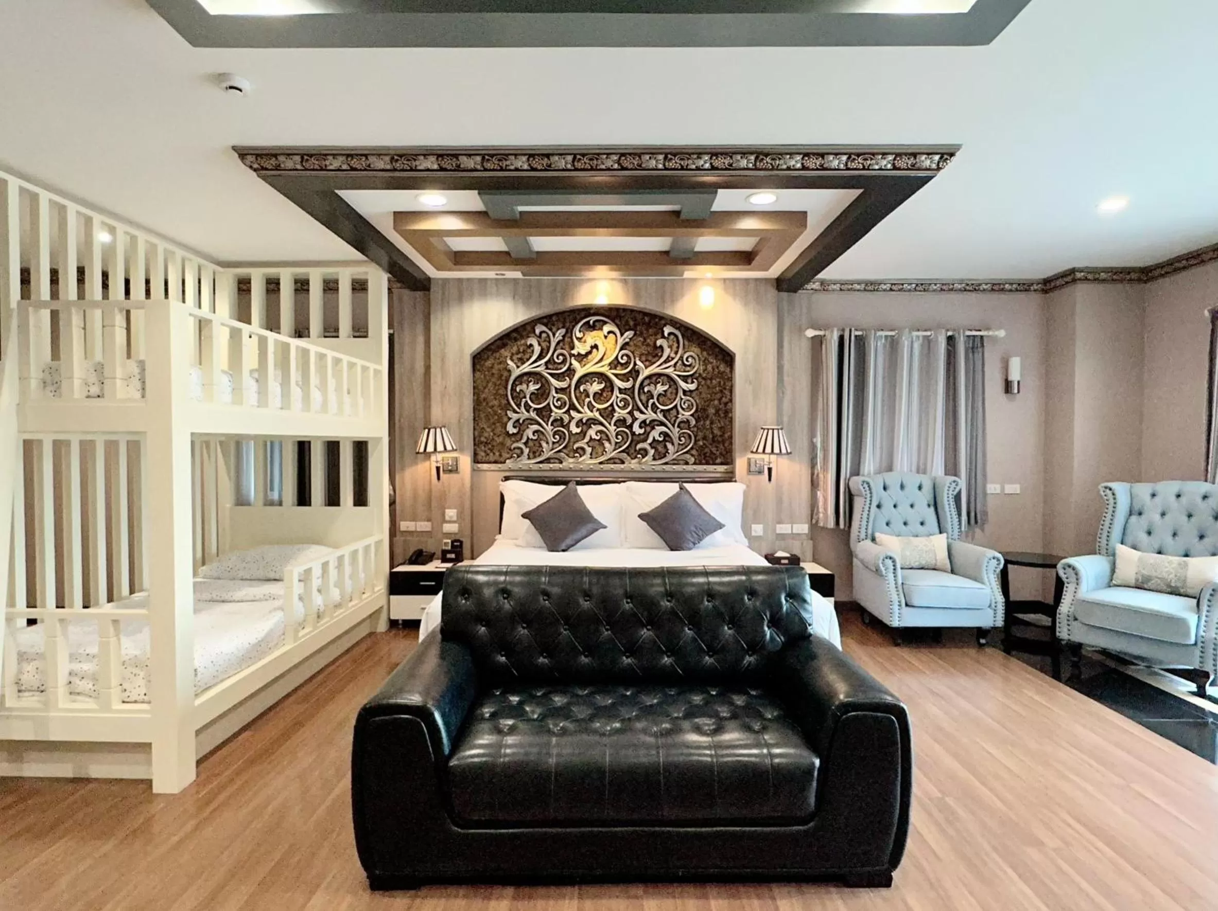 Bed in KTK Pattaya Hotel & Residence