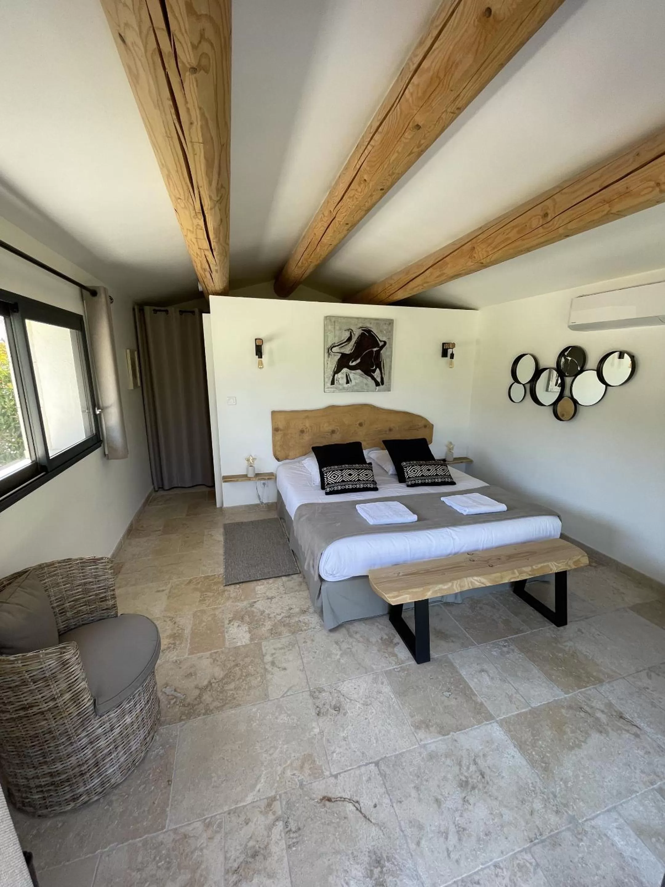 Bedroom in Le Mas Des Chutes