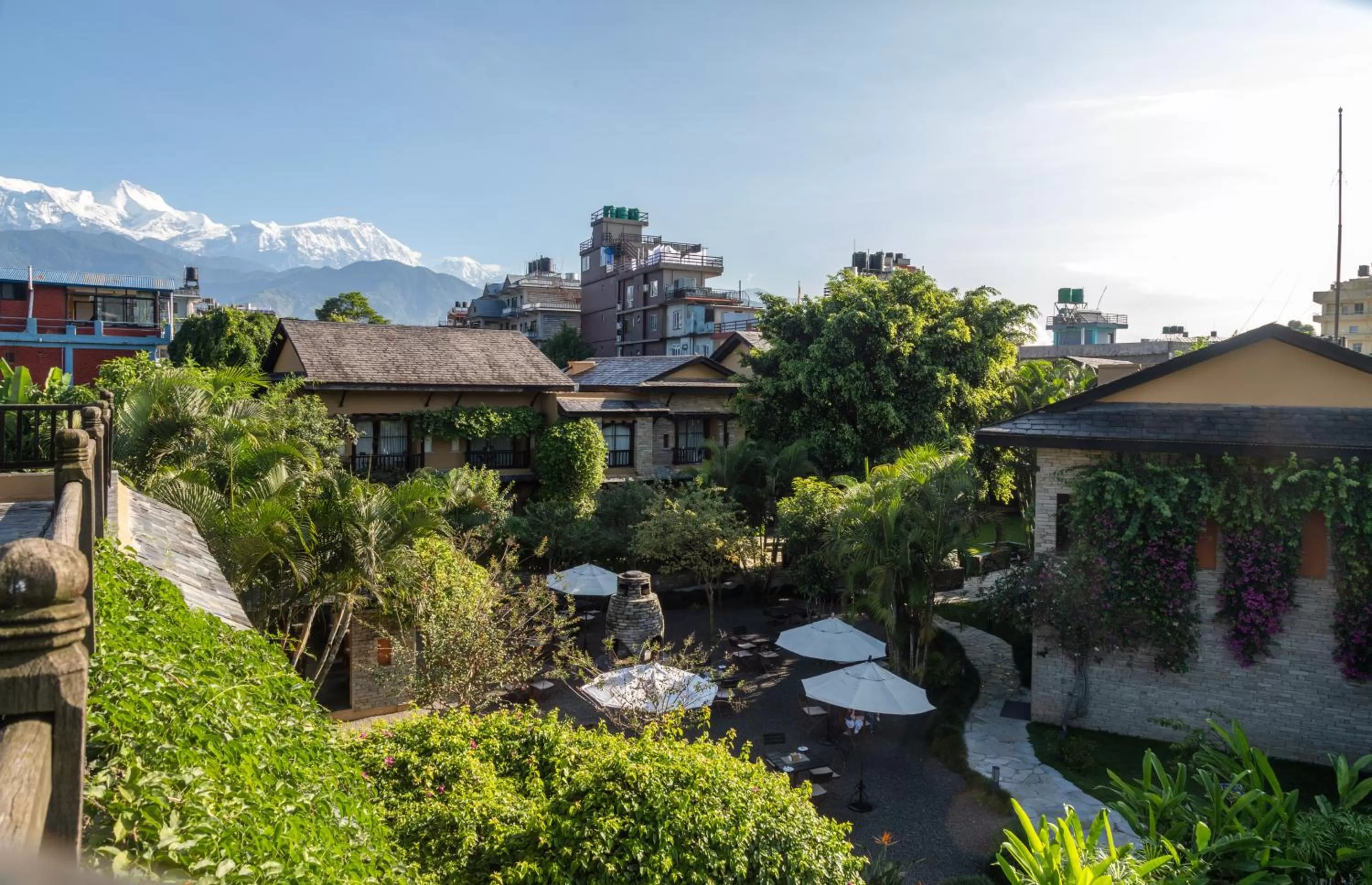 Property building in Temple Tree Resort & Spa, Pokhara