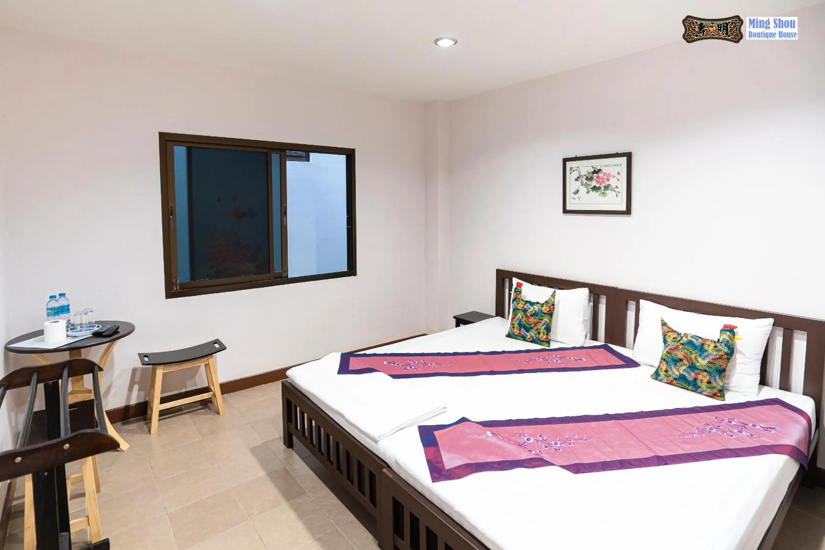 Bed in Ming Shou Boutique House