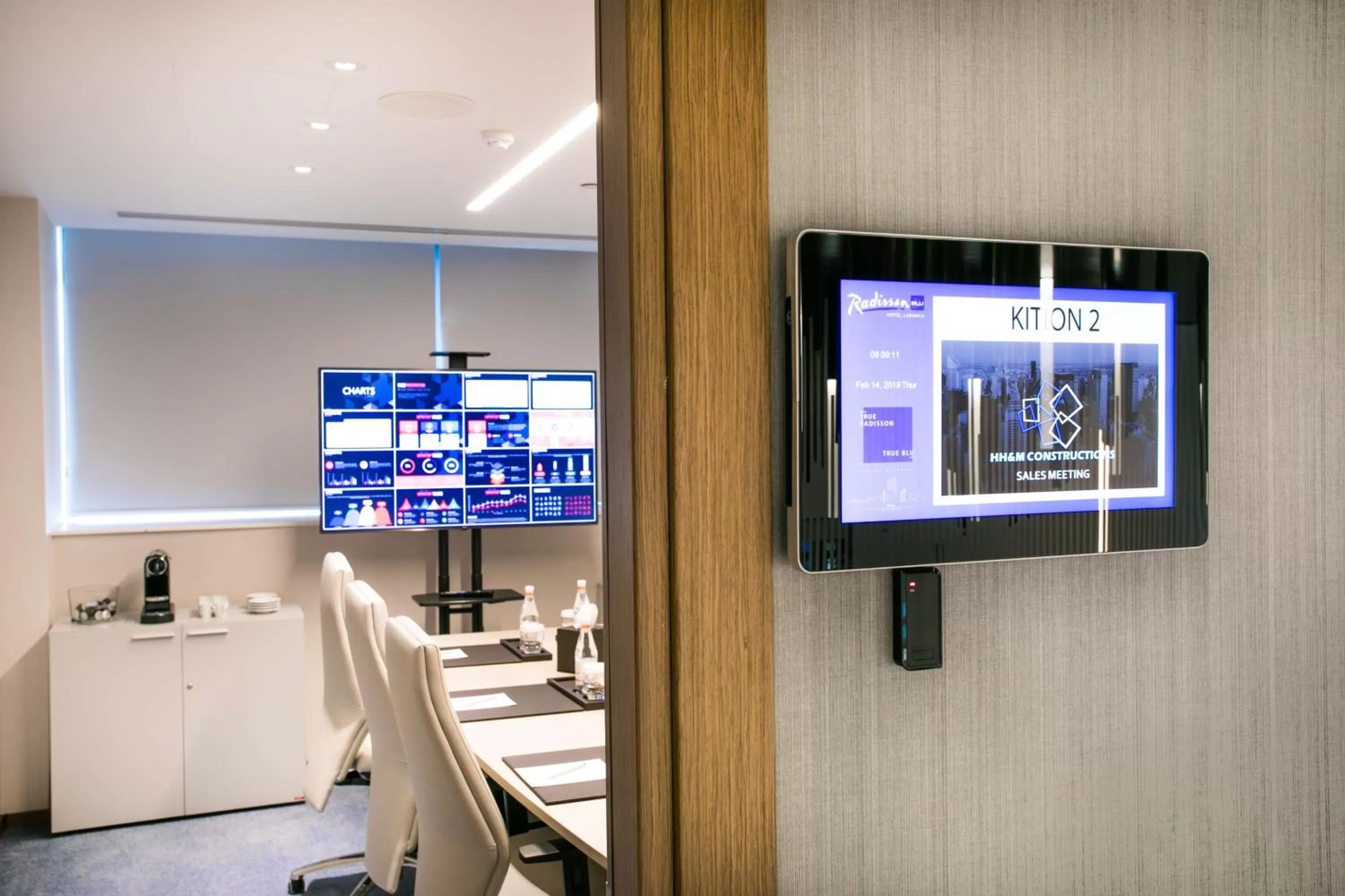 On site in Radisson Blu Hotel, Larnaca