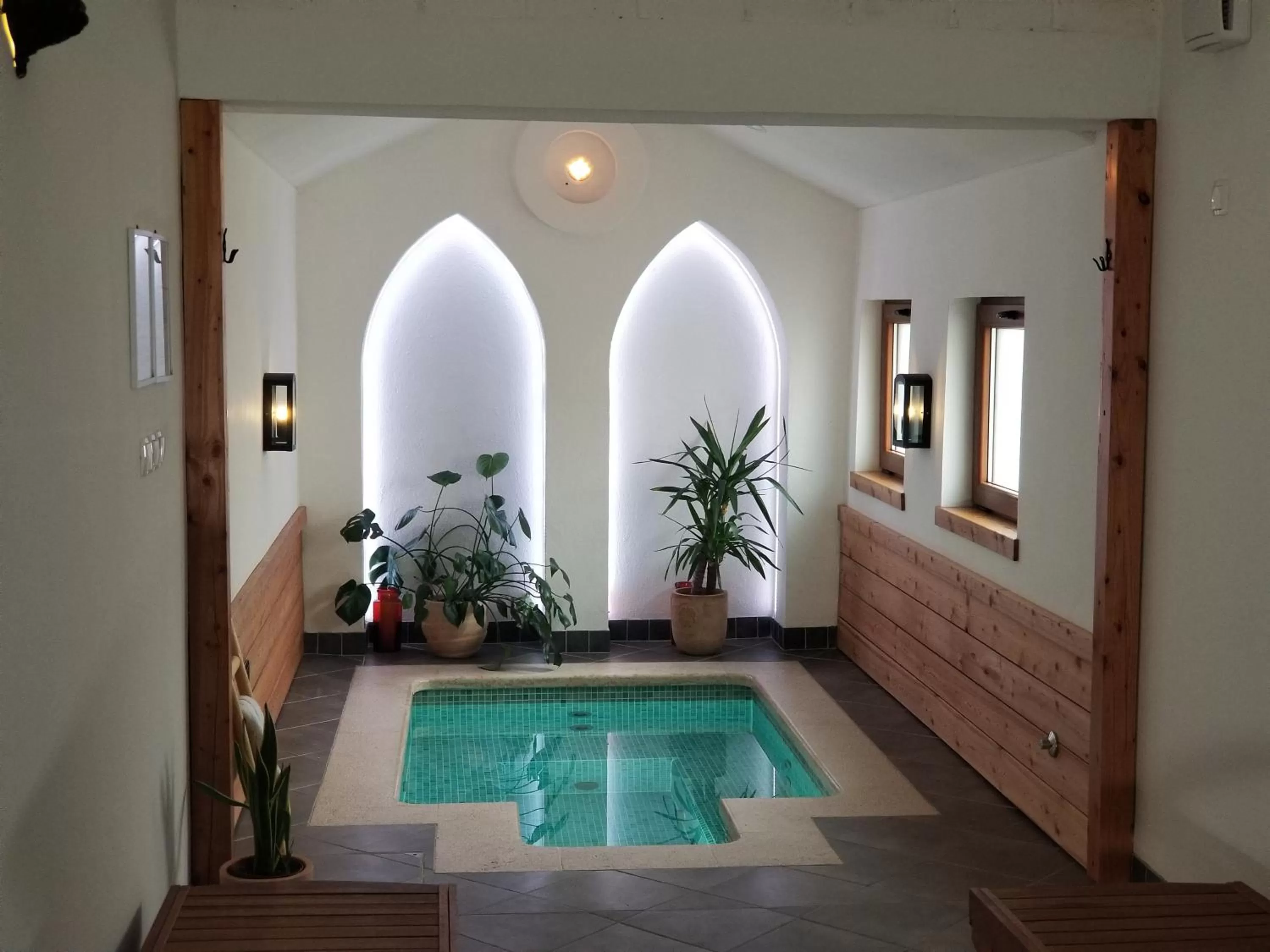 Pool view in Wellness B&B Winery Sontacchi