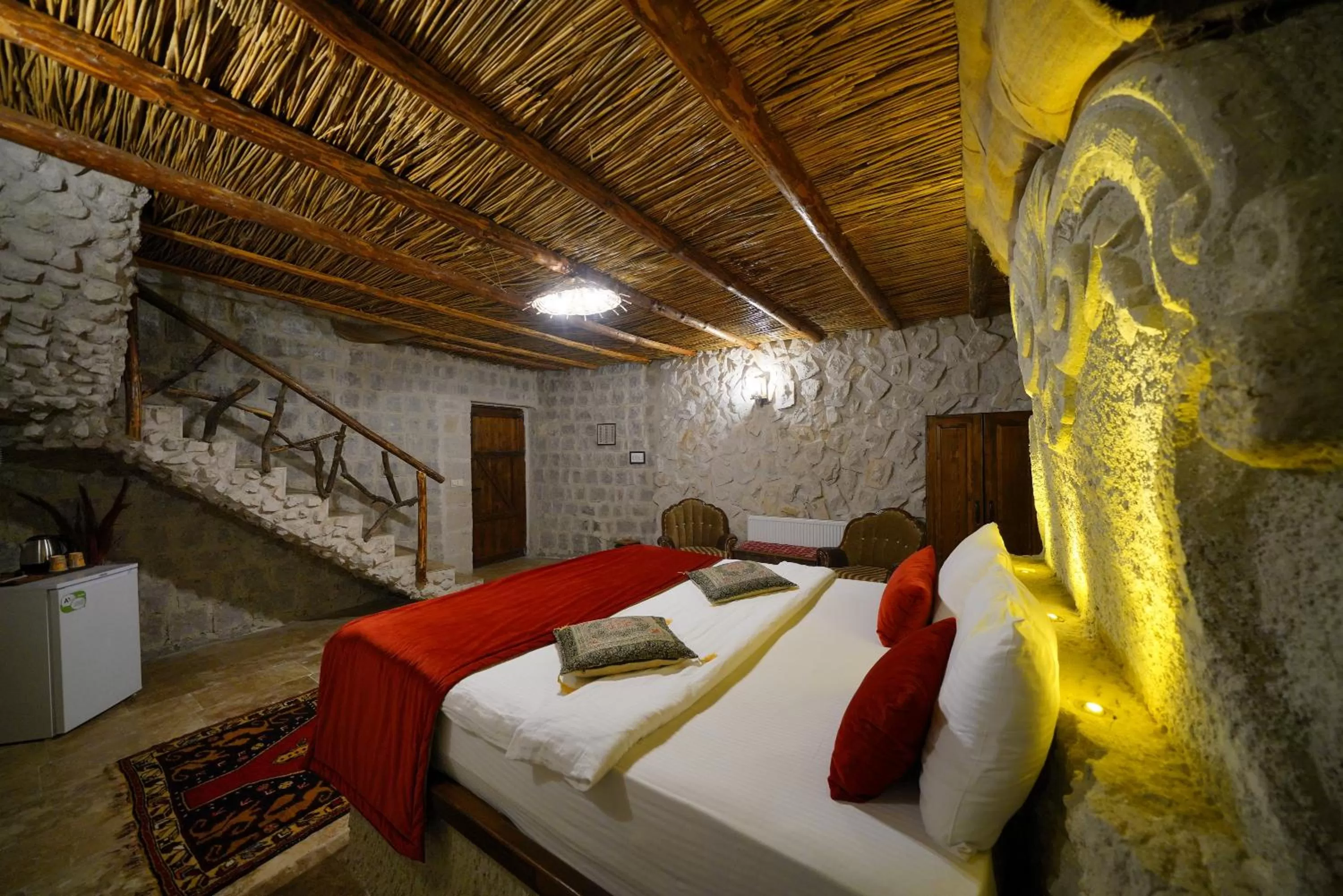 Bedroom, Bed in Cappadocia Nar Cave House & Swimming Pool