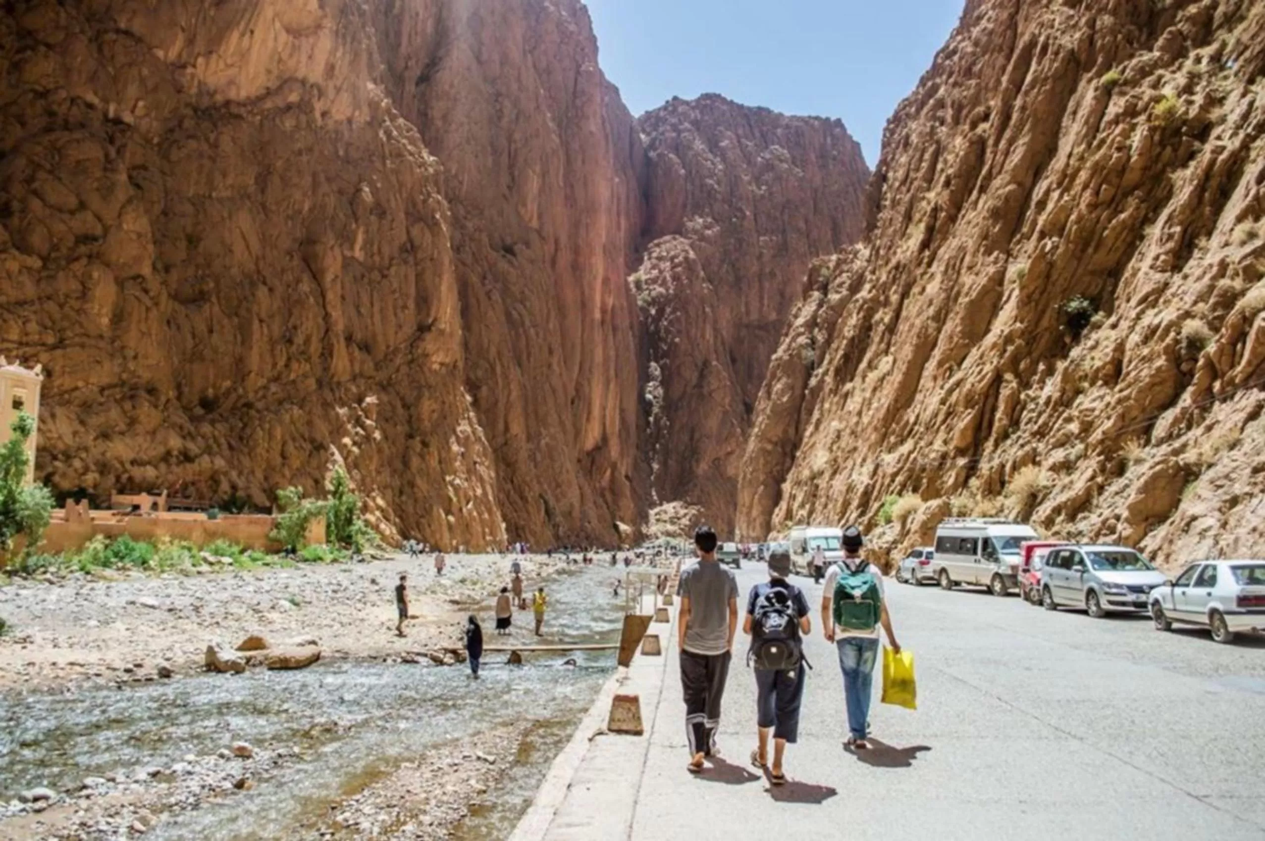 Garden view in Hotel Restaurant La Kasbah