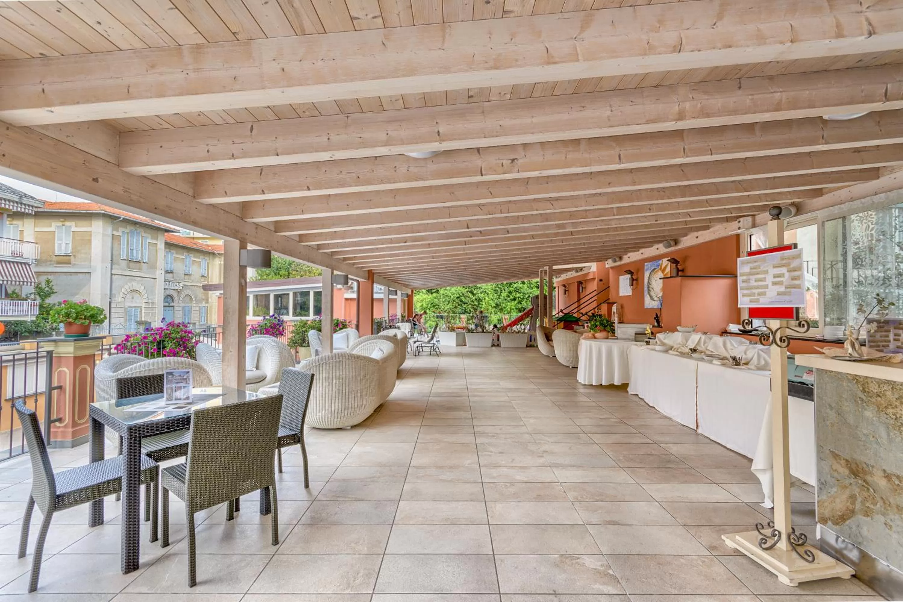 Balcony/Terrace in Hotel Monte Rosa