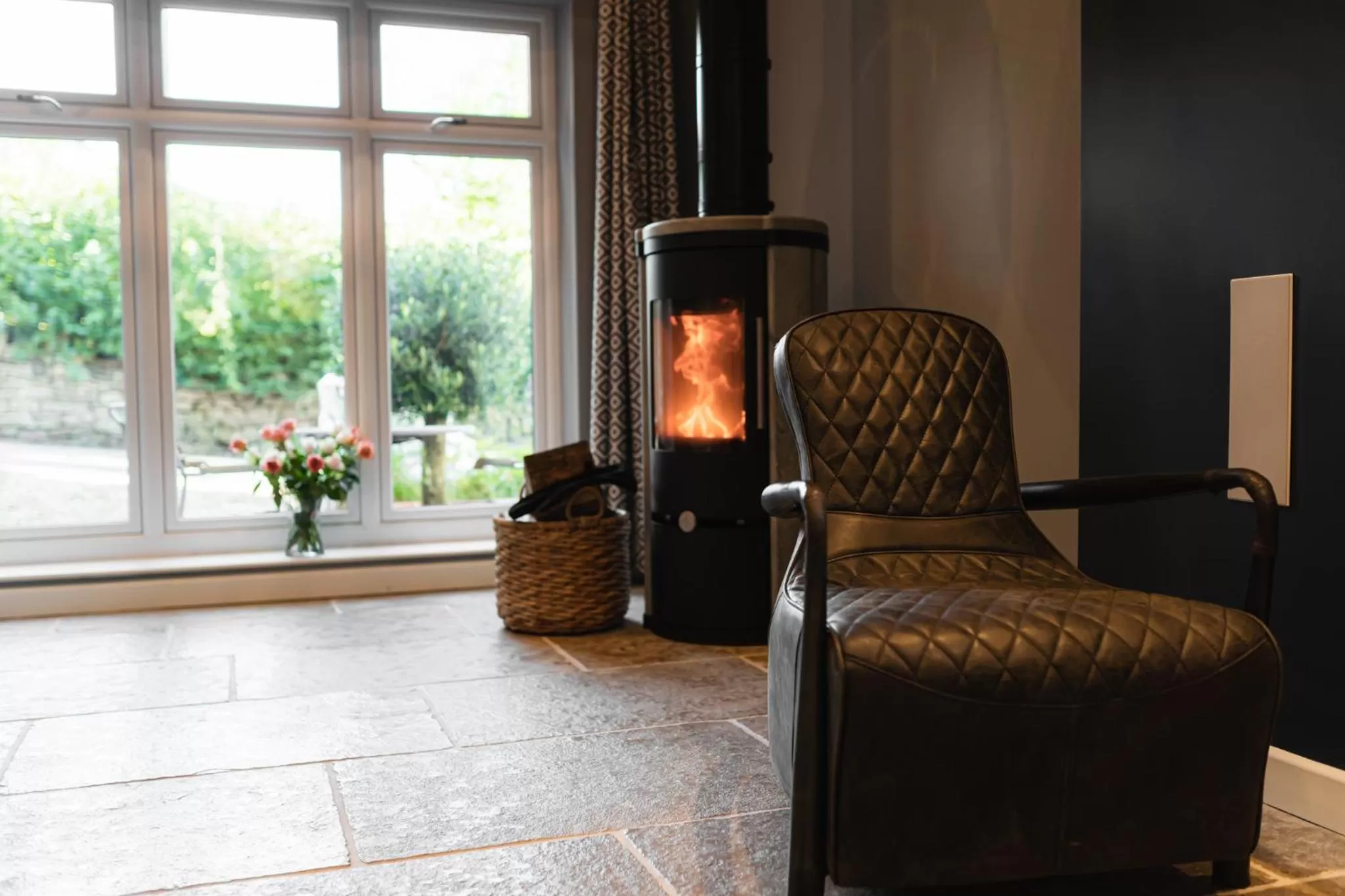 Seating area in The Old Hall Inn