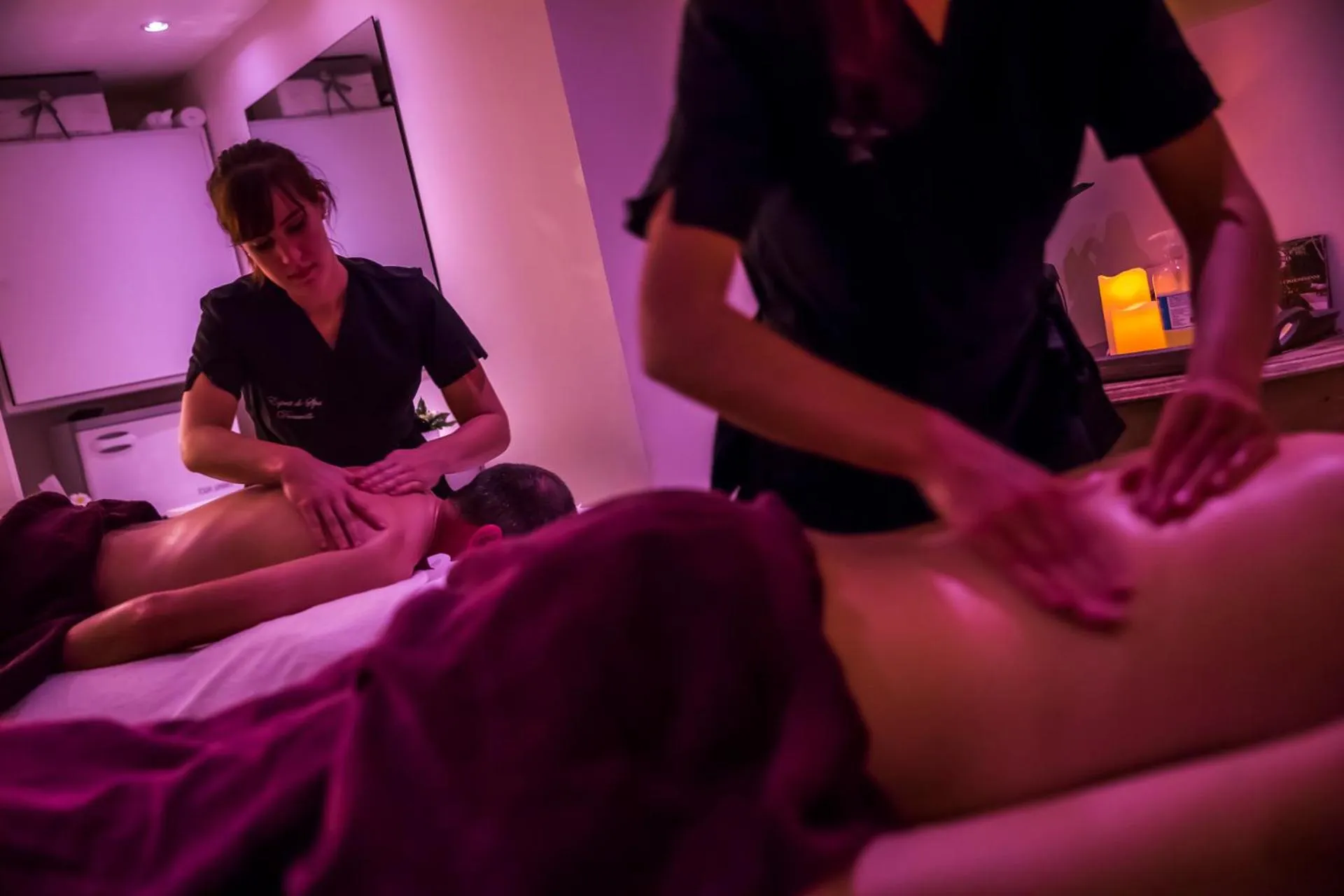 Steam room in Almoria Hôtel & SPA