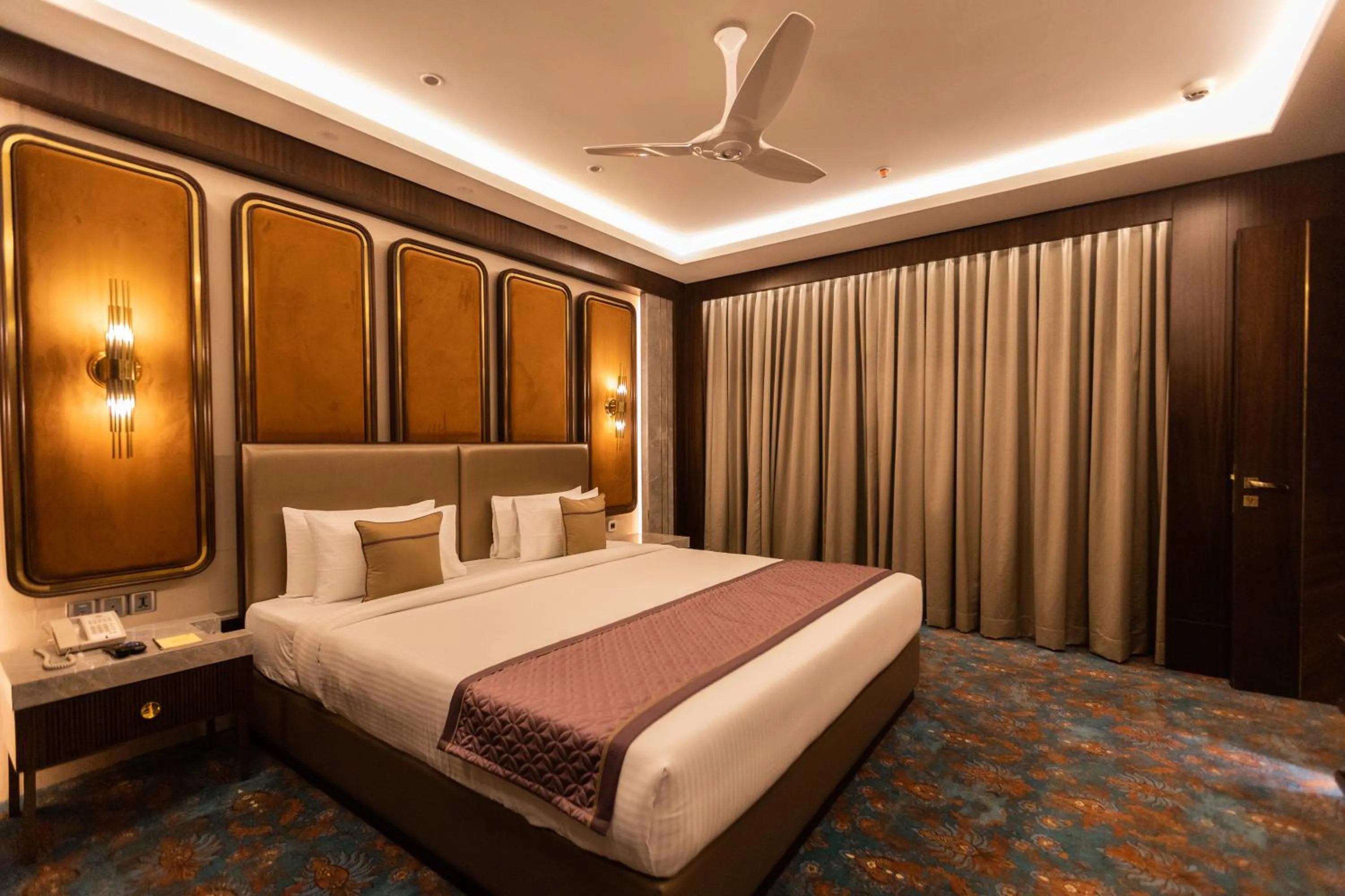 Bedroom, Bed in The Corinthians Resort