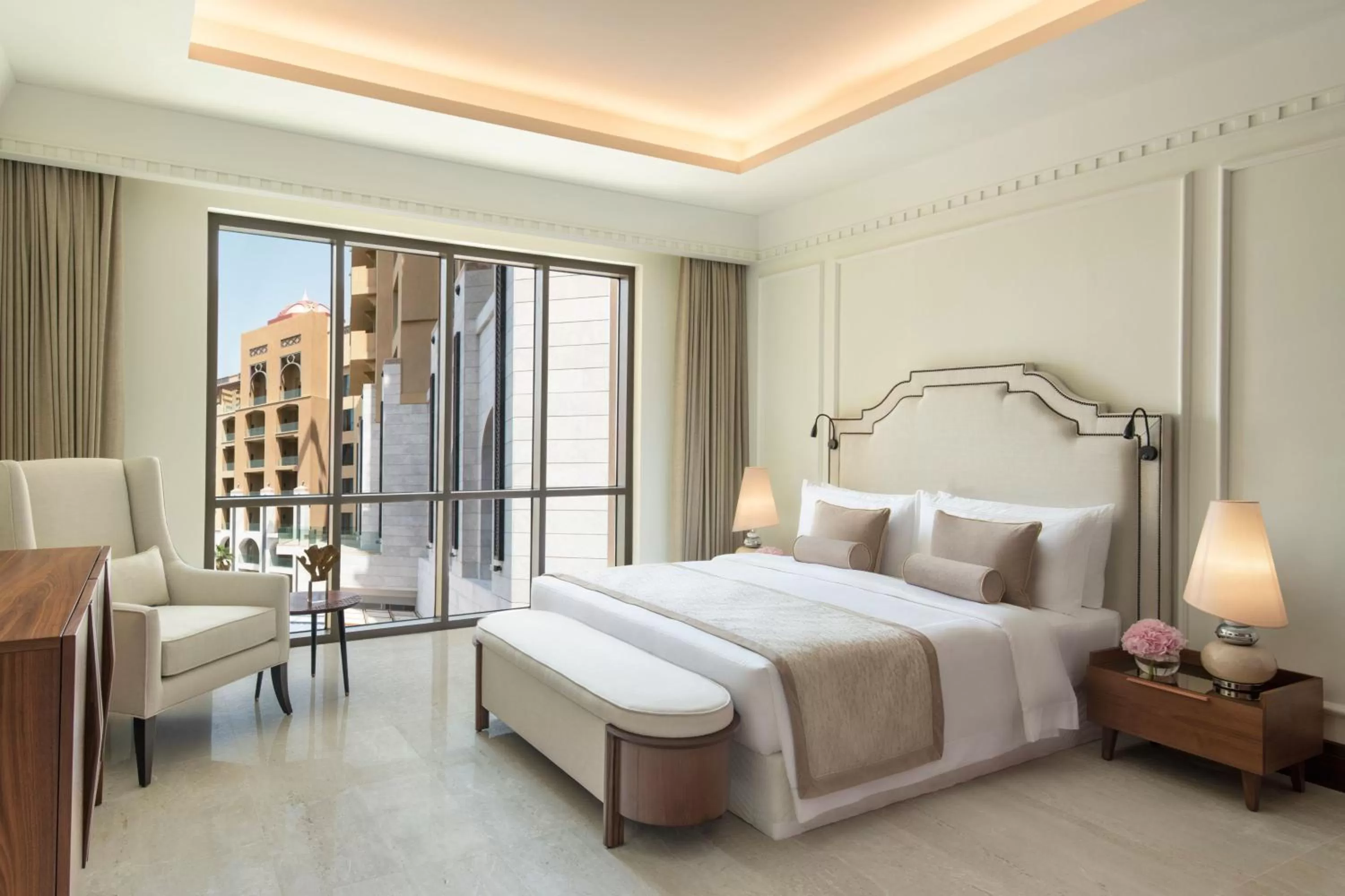Bedroom, Bed in The St. Regis Marsa Arabia Island, The Pearl Qatar