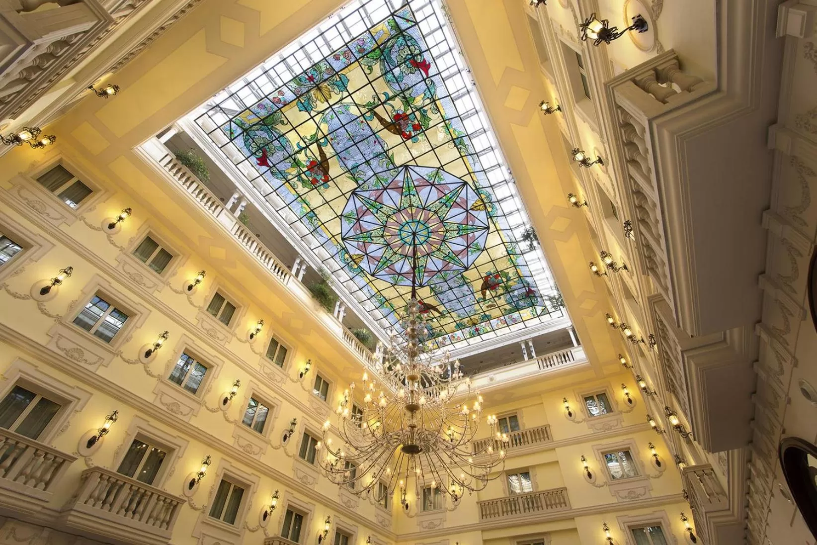 Lobby or reception in Grand Hotel Vanvitelli