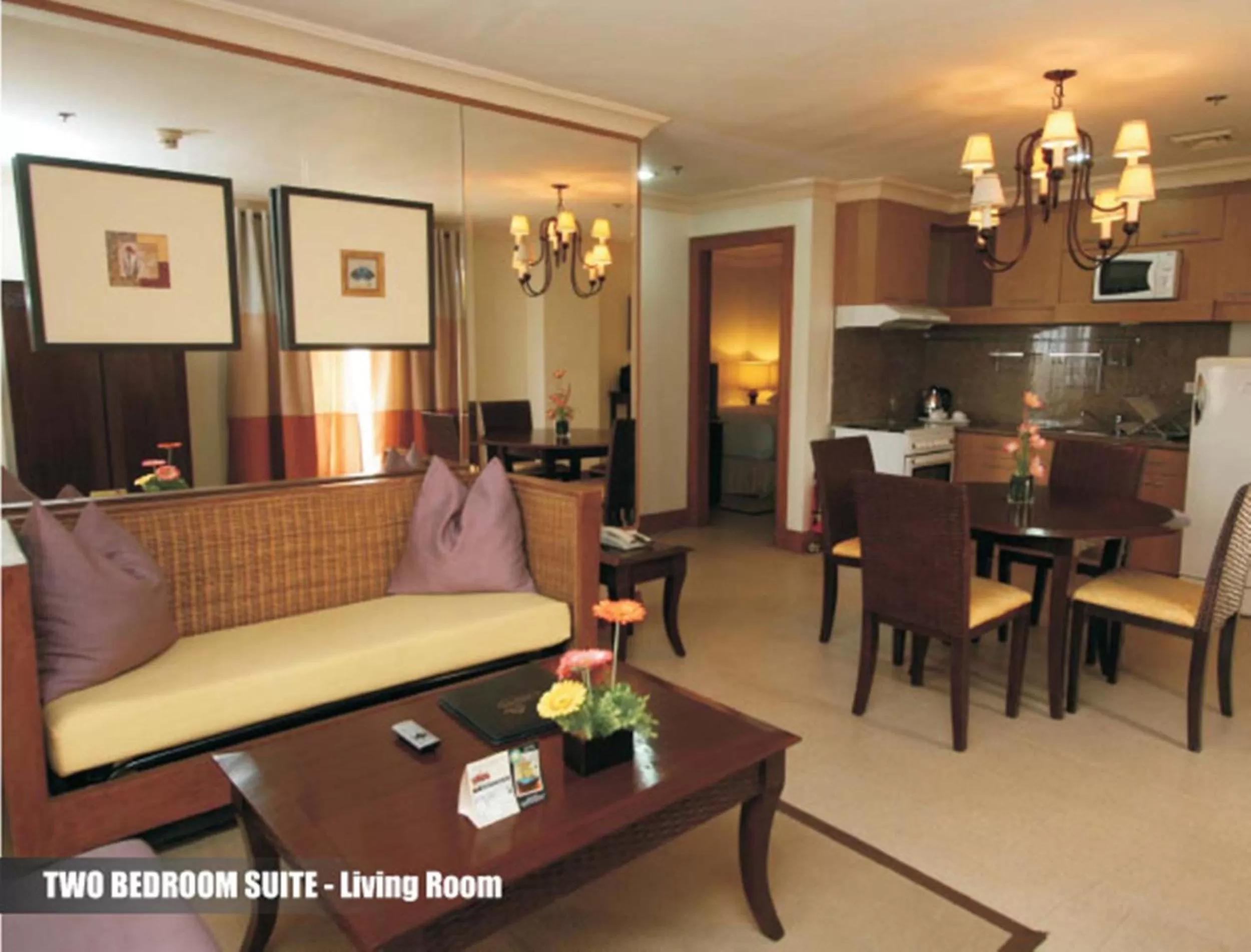 Kitchen or kitchenette in Crown Regency Suites Mactan