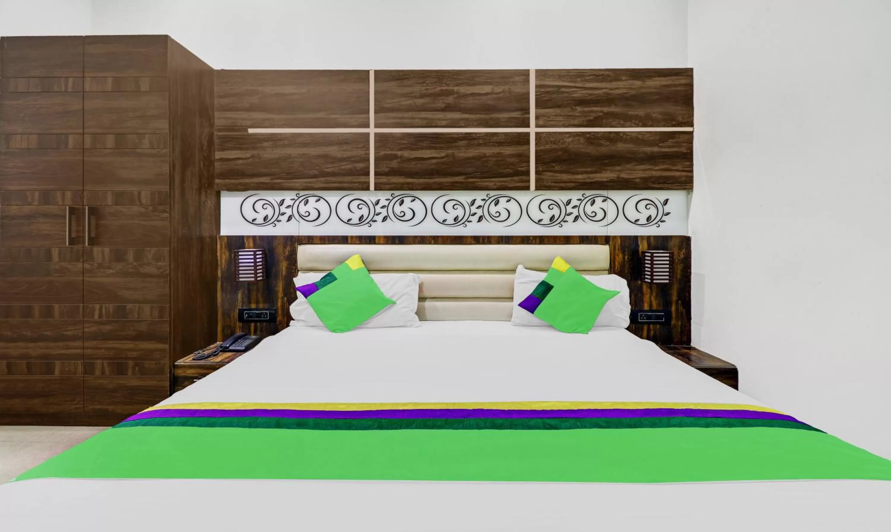 Bedroom, Bed in Itsy By Treebo - Anjali Mahal 500 Mtrs From Mathura Railway Station