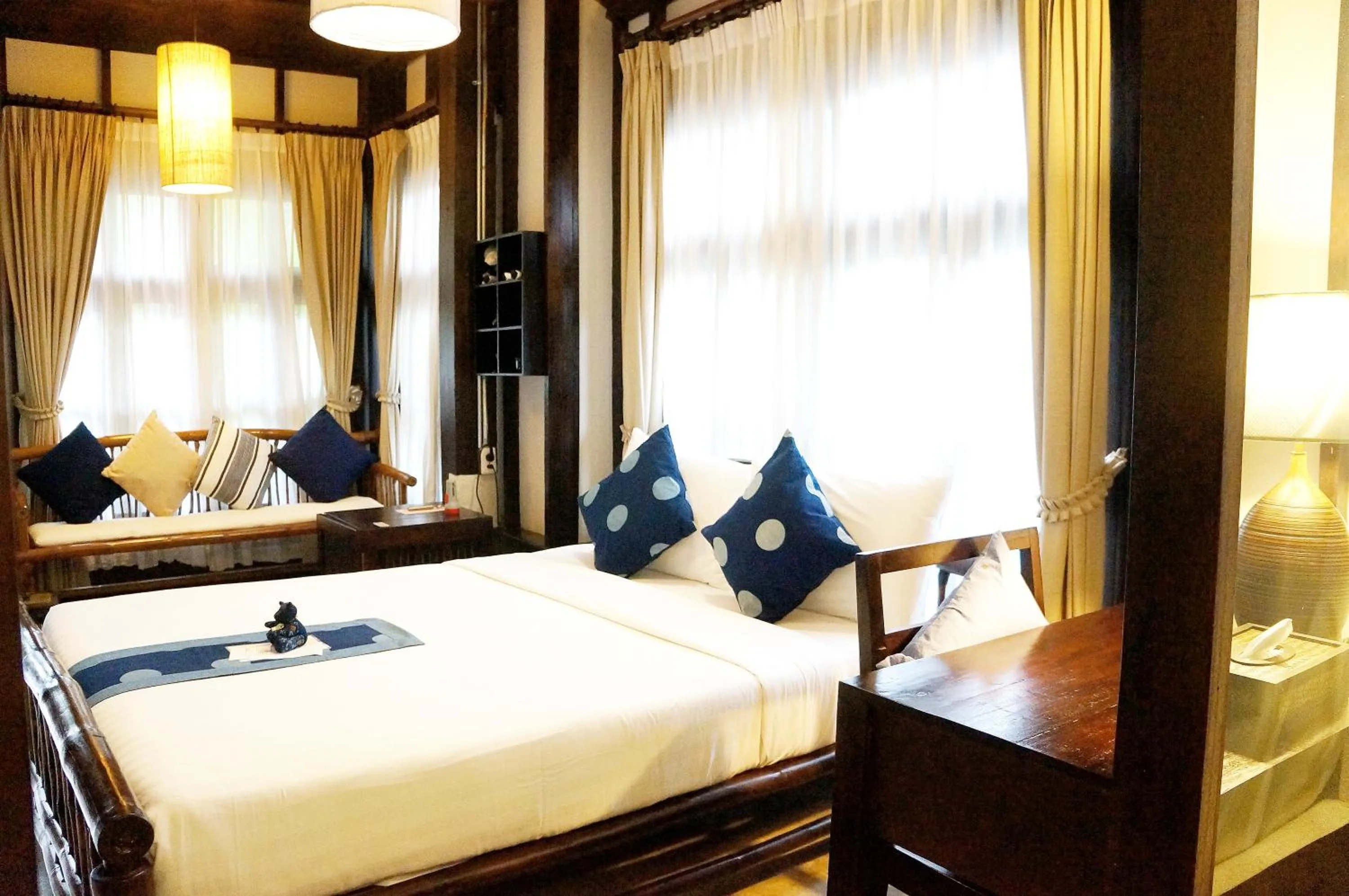 Bathroom, Bed in Banthai Village