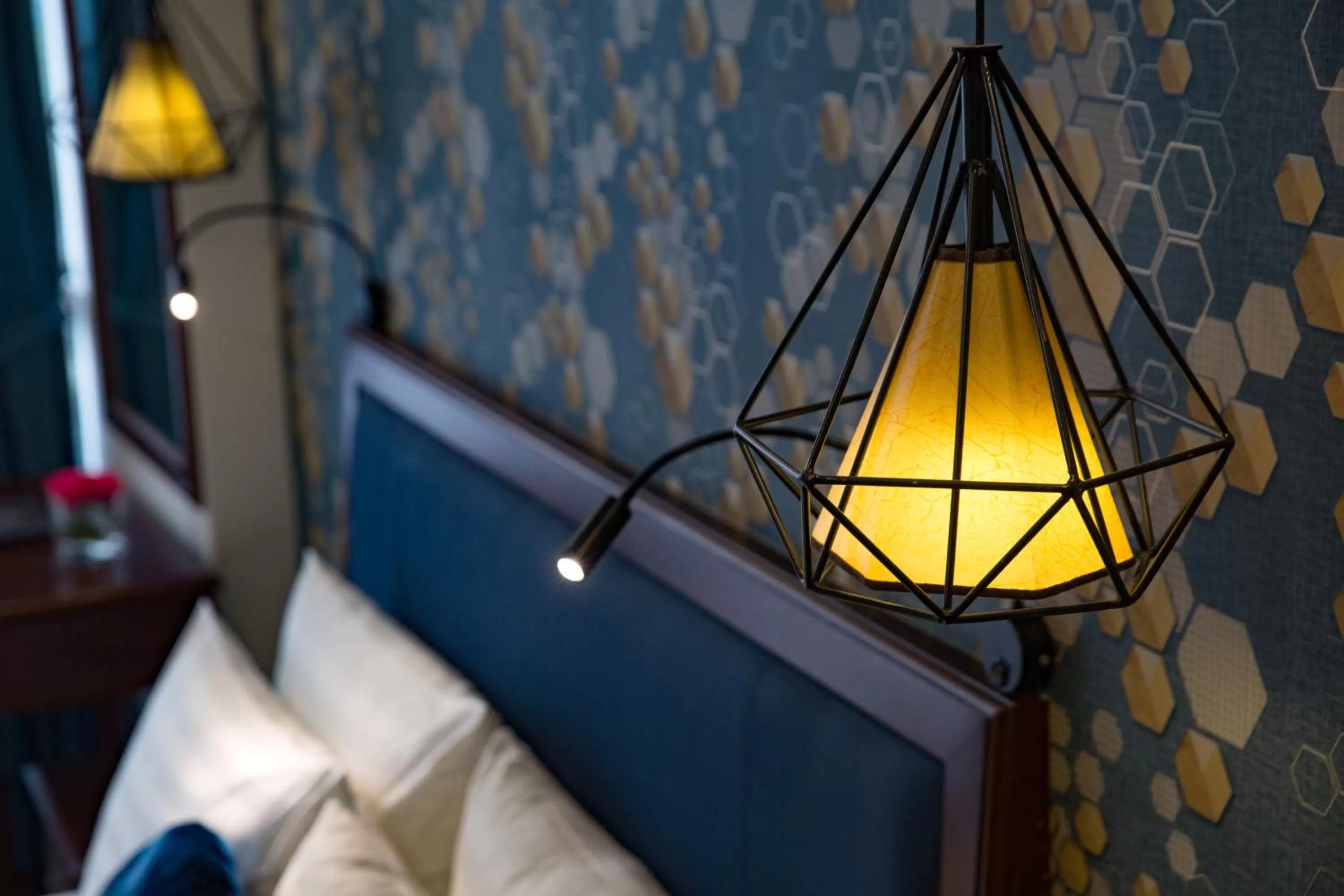 Decorative detail, Bed in Holiday Emerald Hotel