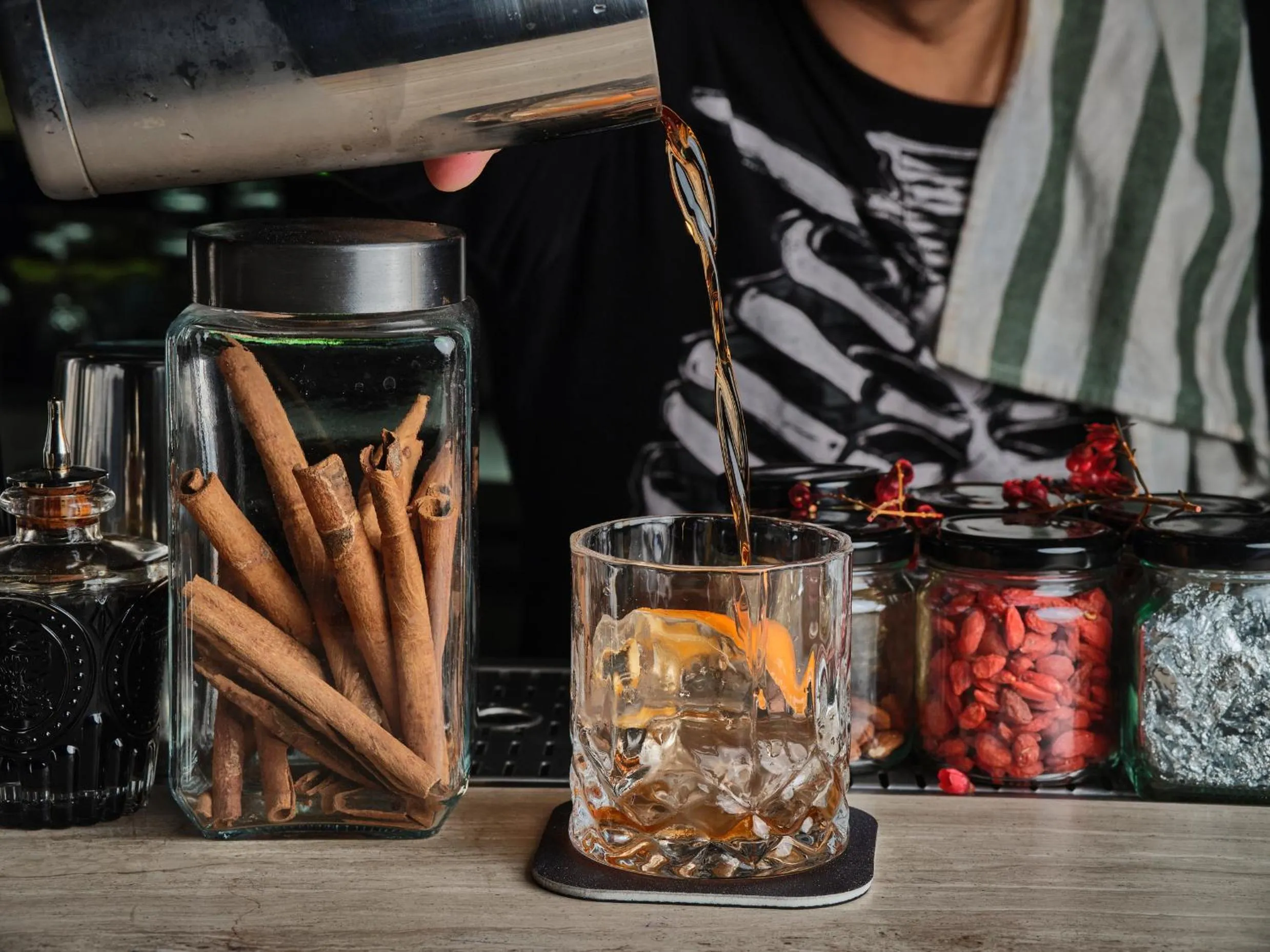 Drinks in Prince Theatre Heritage Stay Hostel - Silom