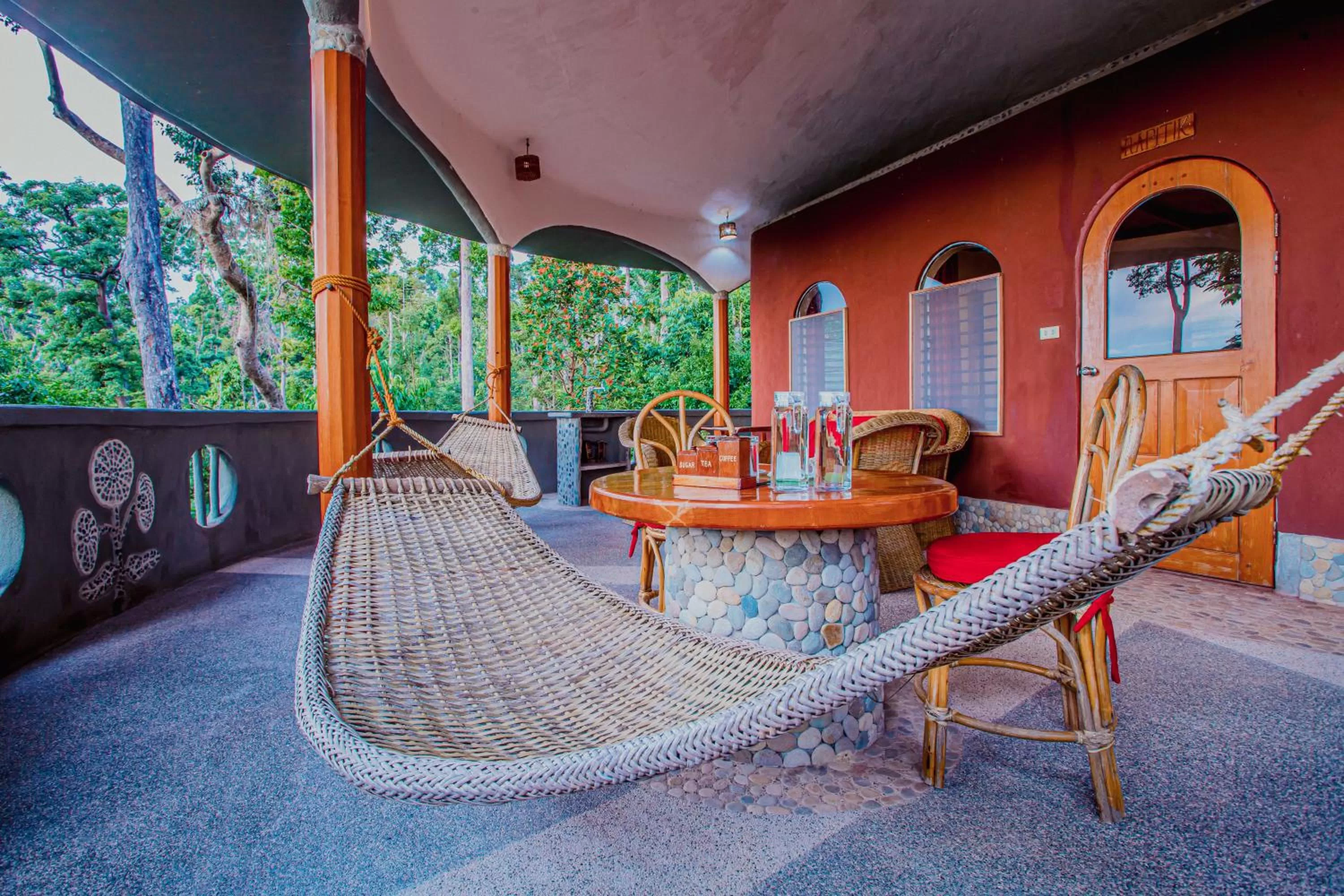 Balcony/Terrace in Atremaru Jungle Retreat