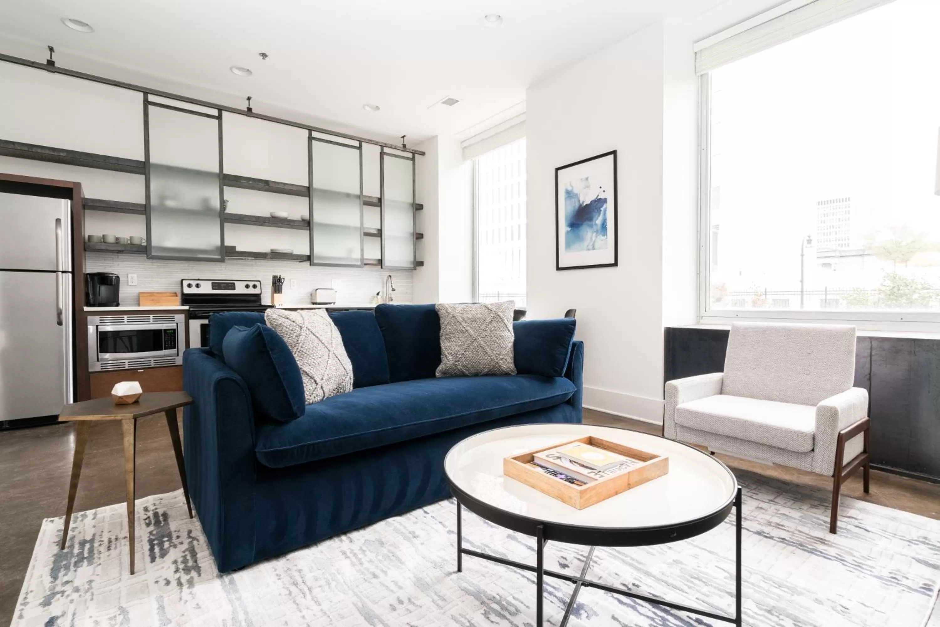 Living room in Mint House at The Reserve - Nashville