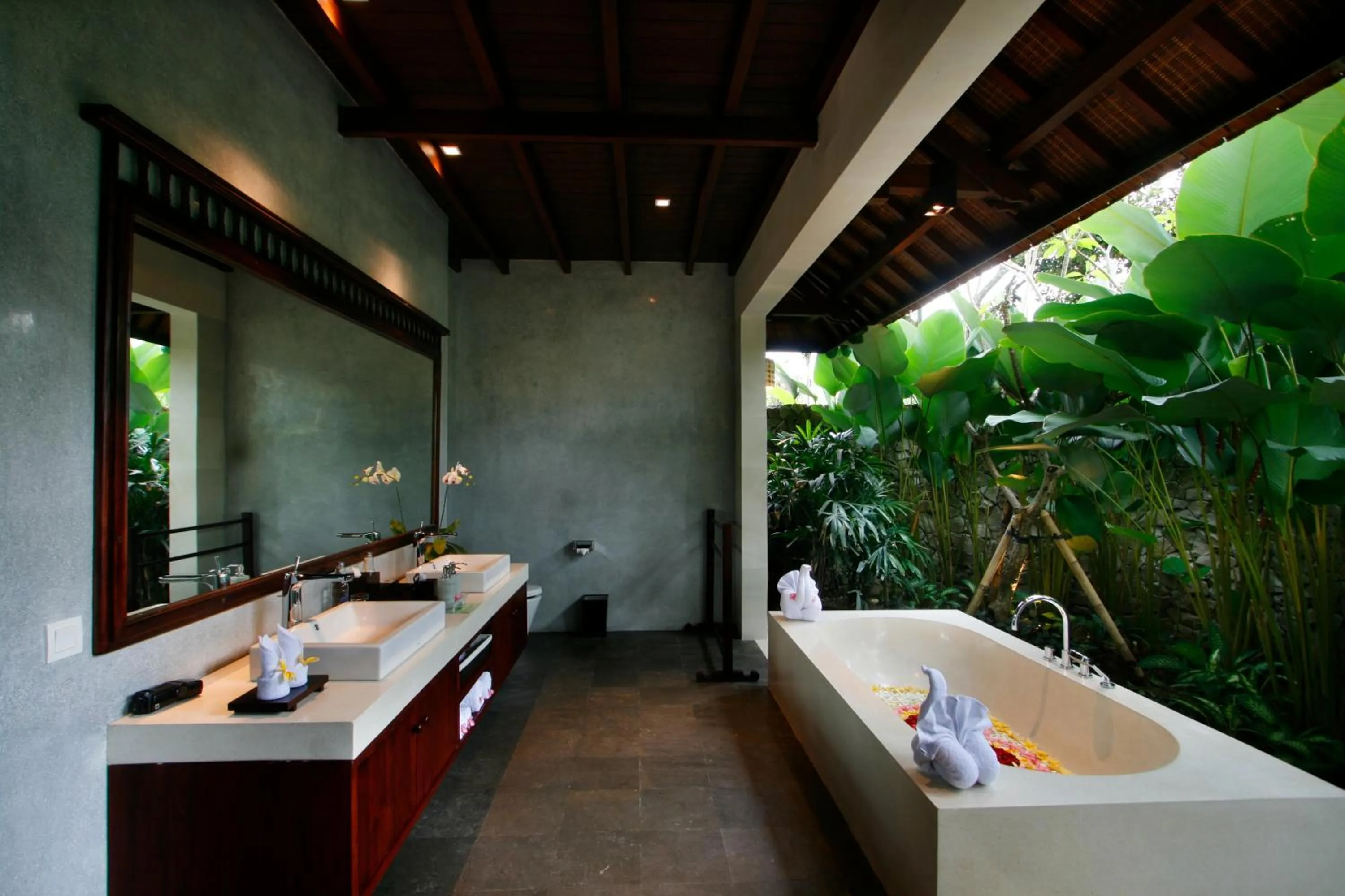 Bathroom in BeingSattvaa Luxury Ubud
