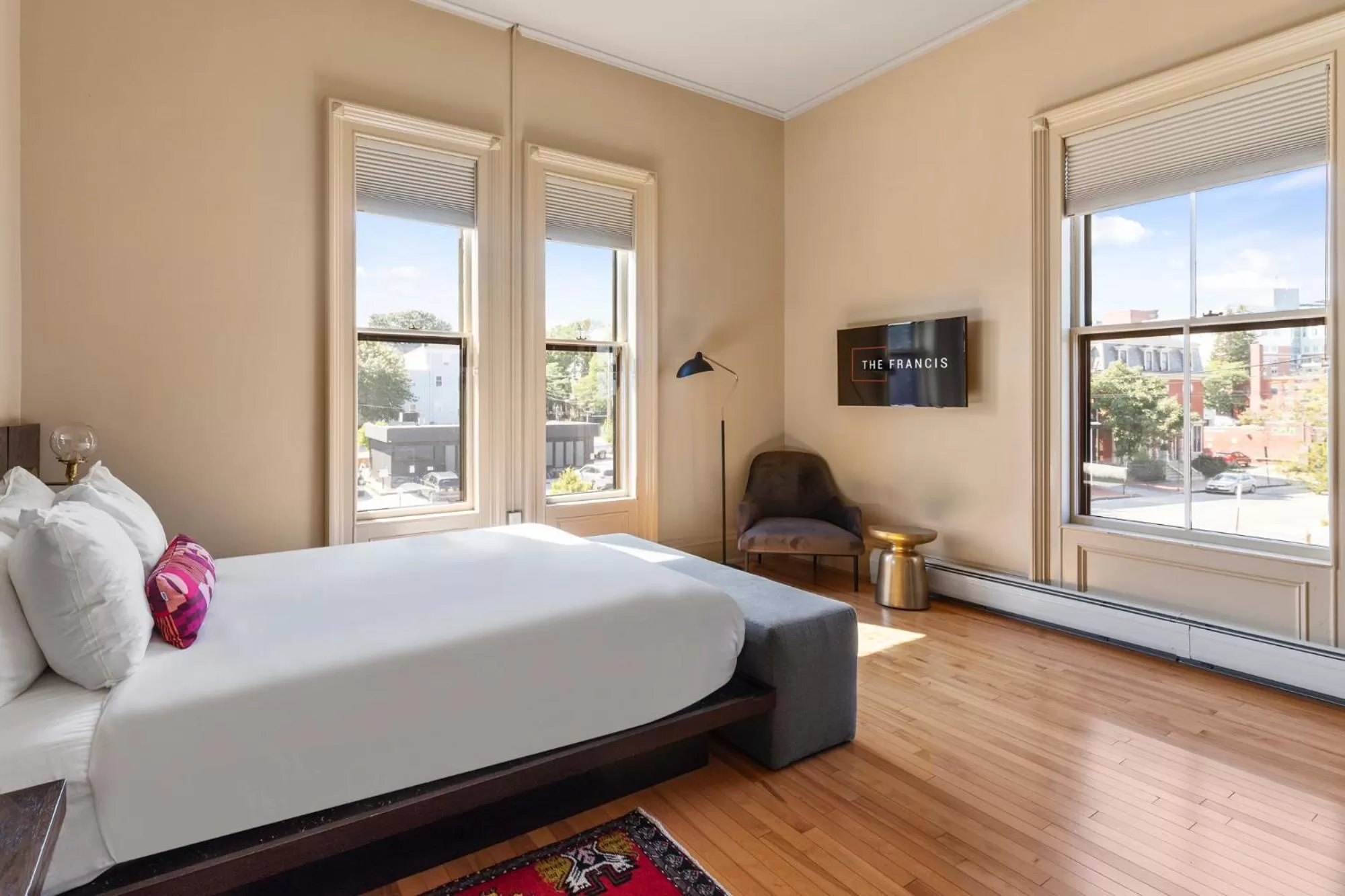 Bed in The Francis Hotel