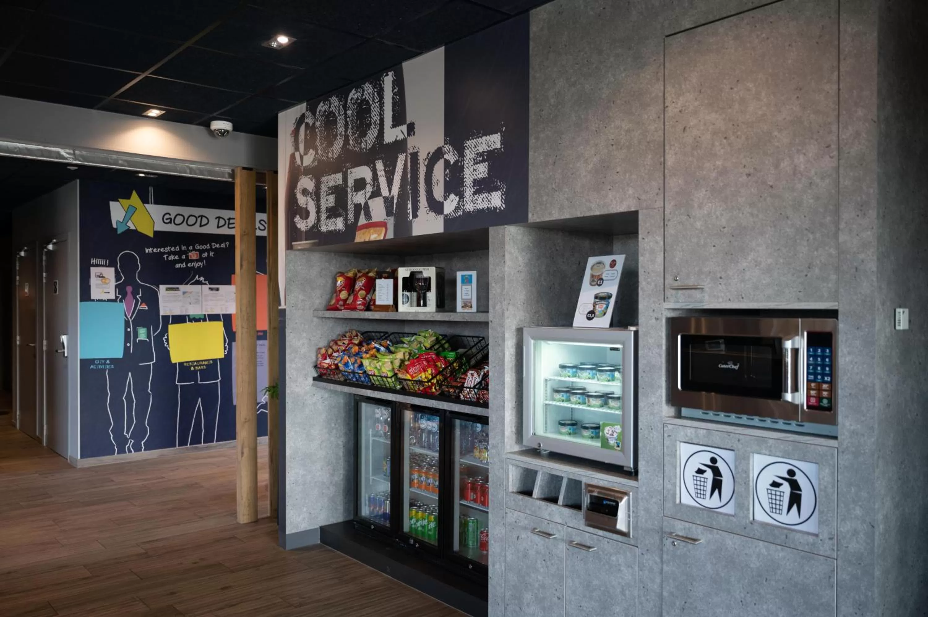 vending machine in ibis budget Oostende Airport