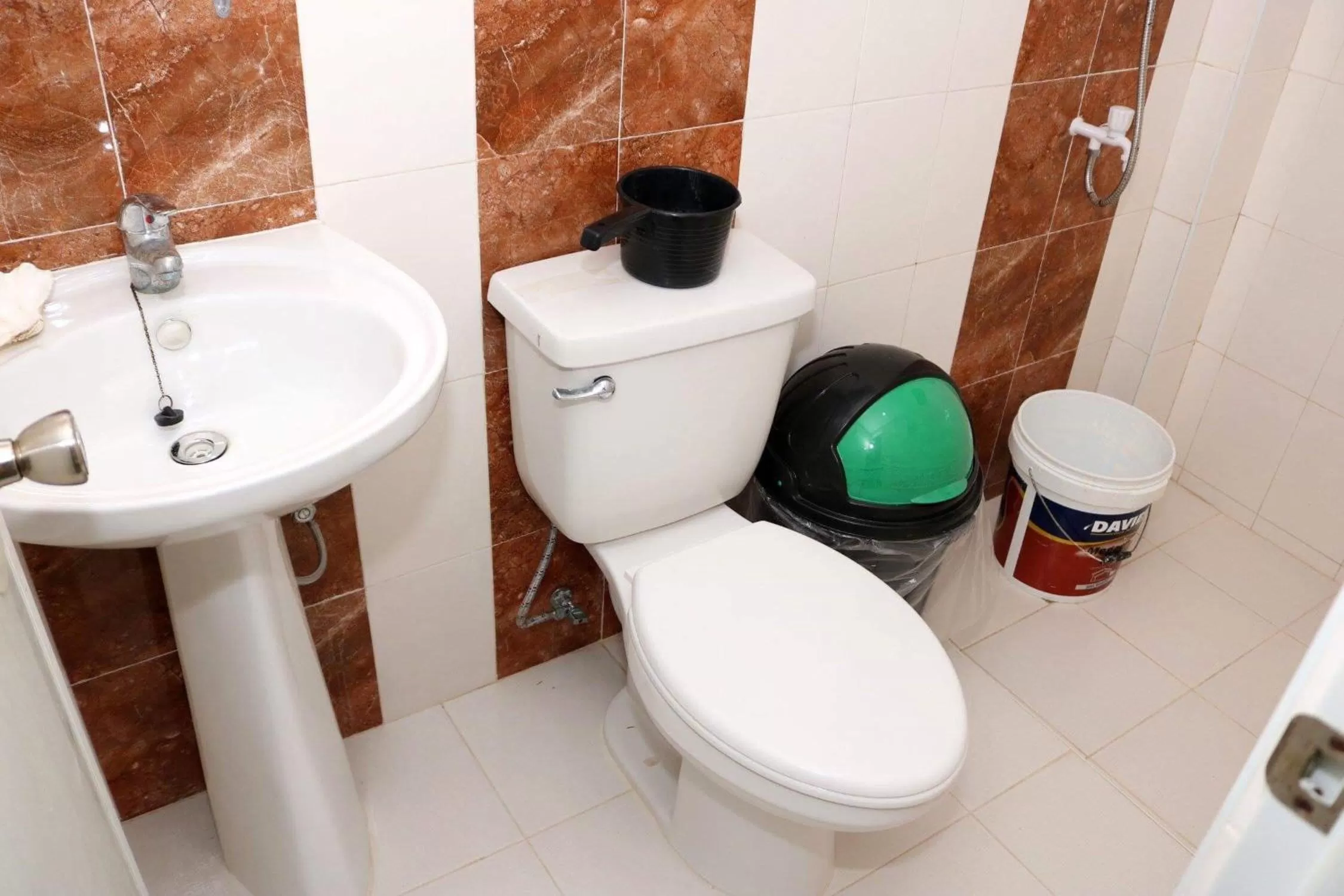 Bathroom in D's Oceanview Beach Resort