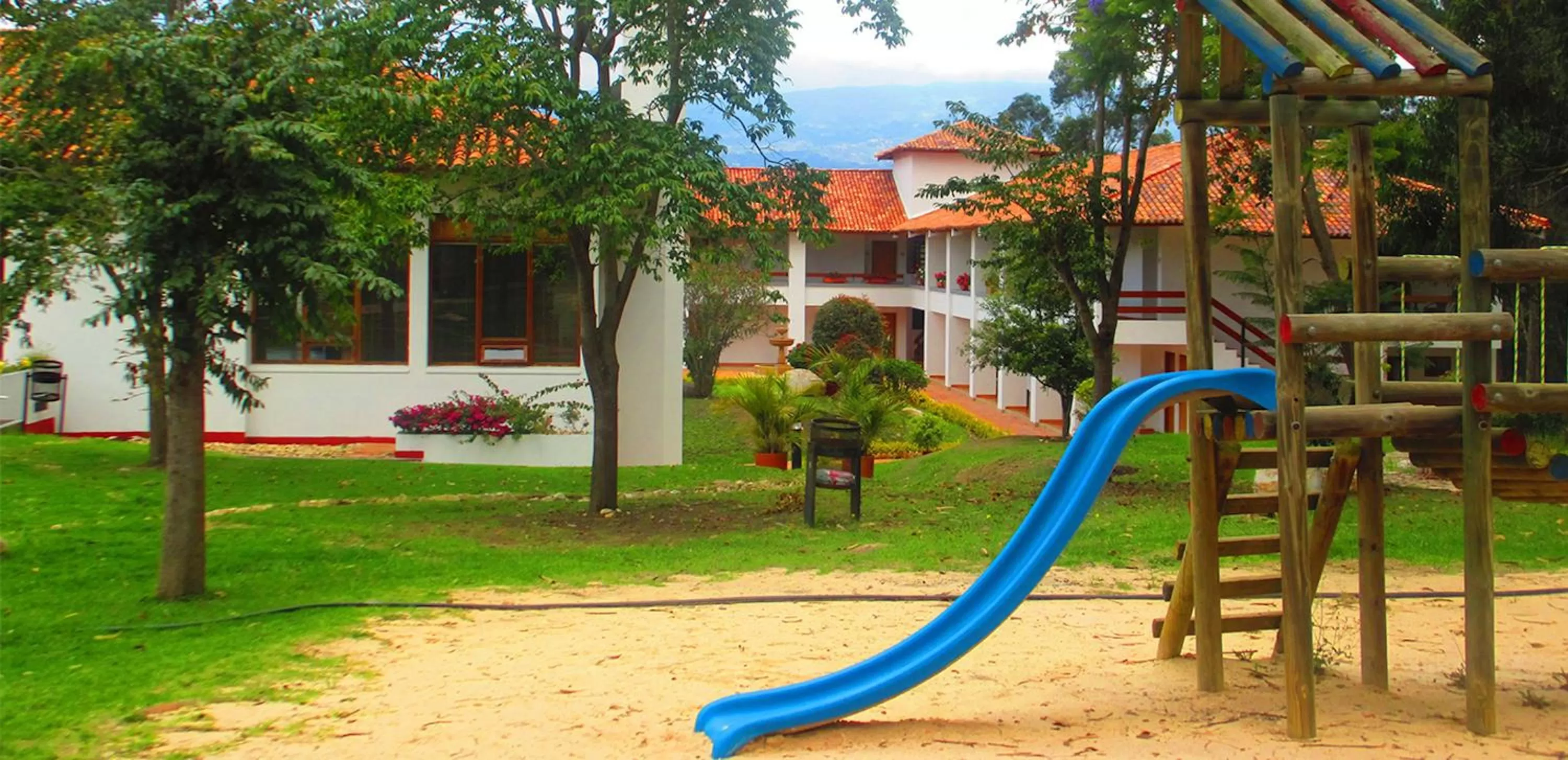 Children play ground in Hotel Casa de los Fundadores