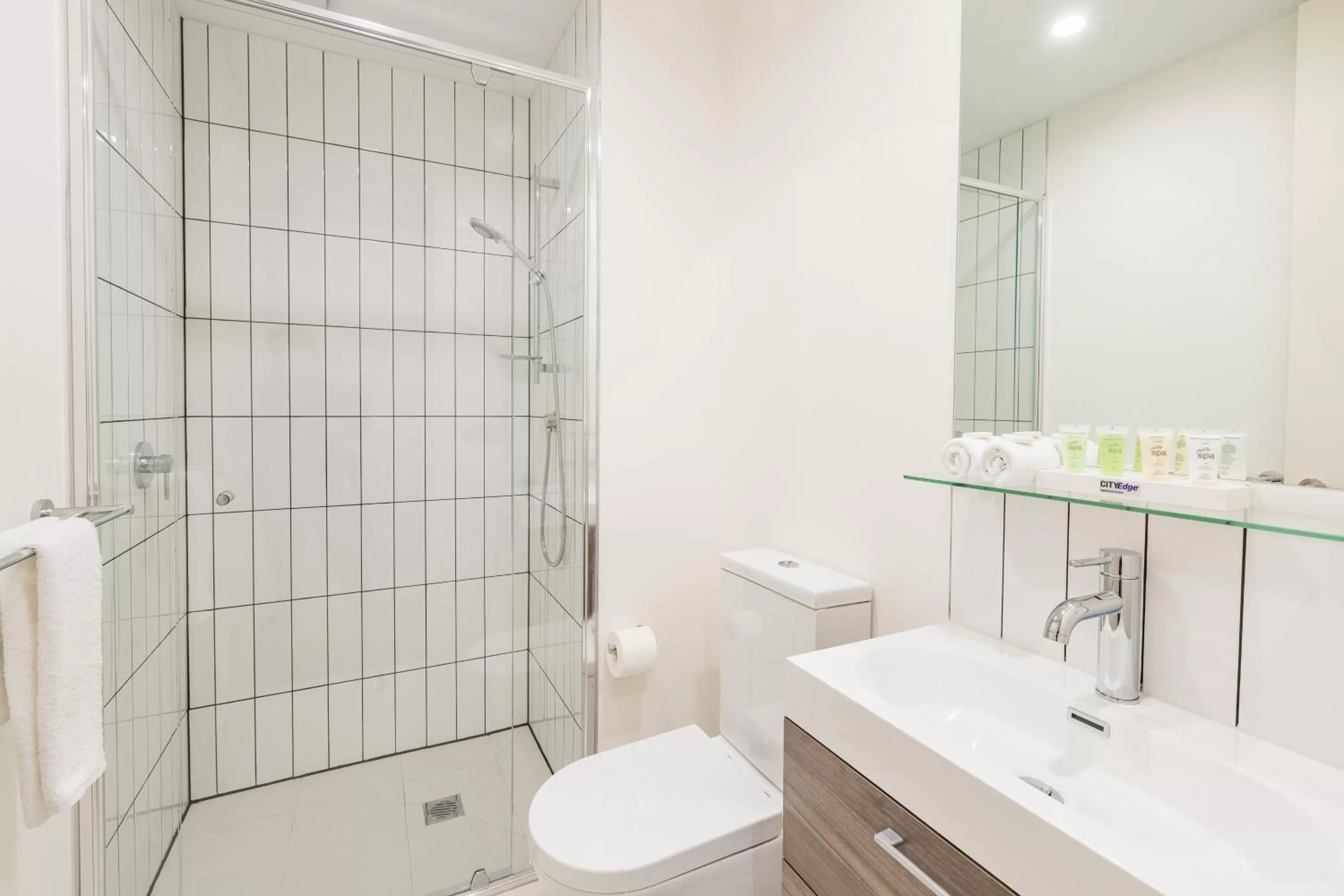 Bathroom in Comfort Apartments Box Hill