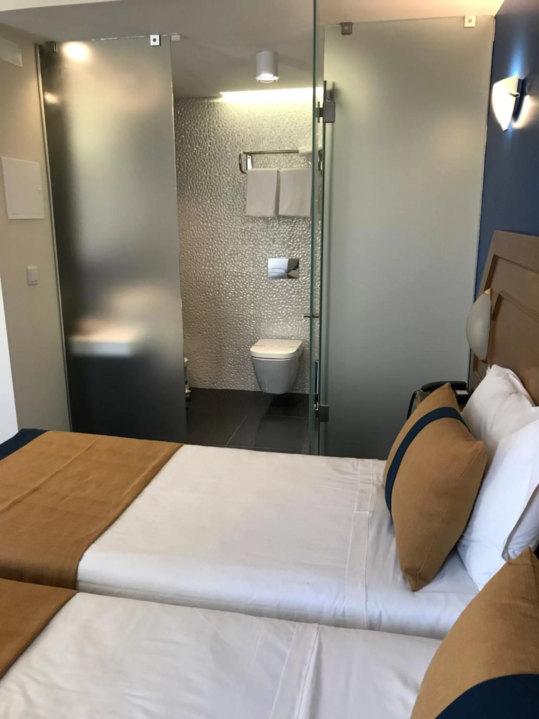 Decorative detail, Bed in Hotel Do Chile