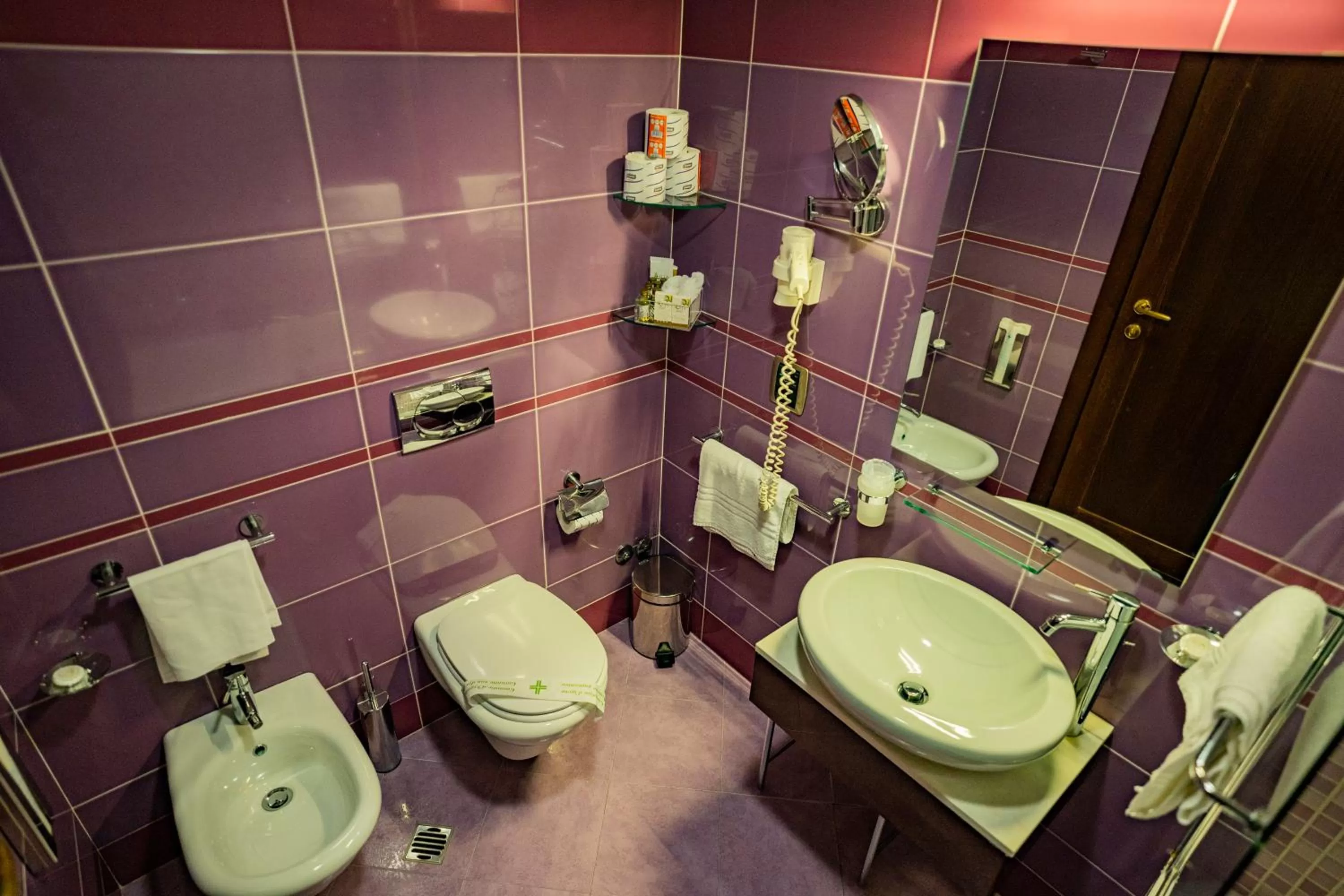 Shower in Taormina Panoramic Hotel