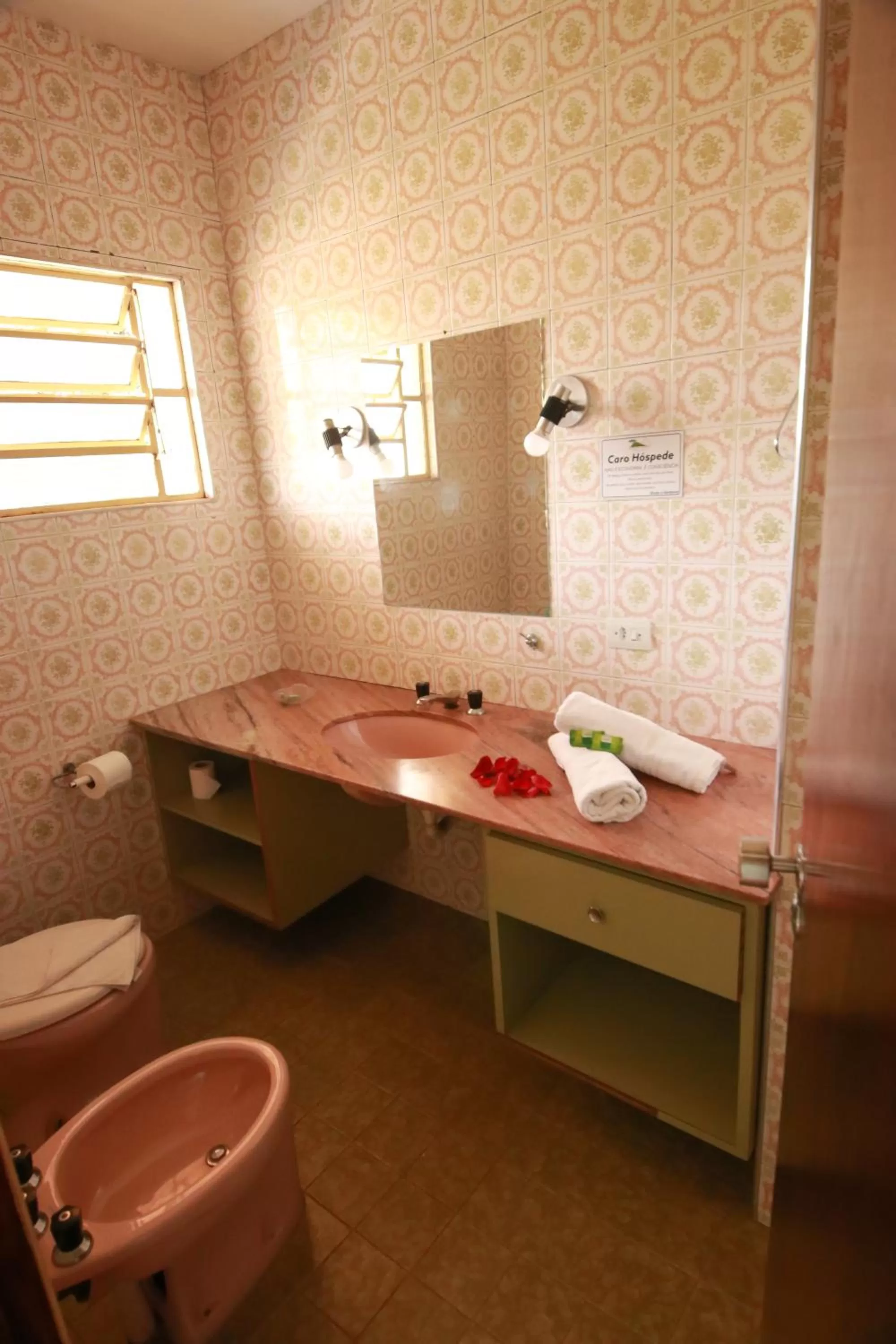 Bathroom in Pousada Curumi