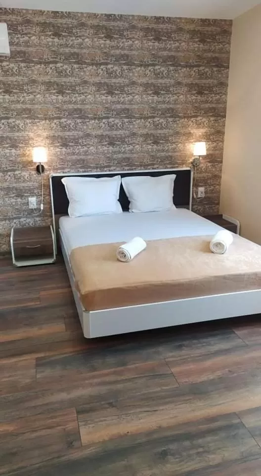 Bed in Family Hotel Malibu