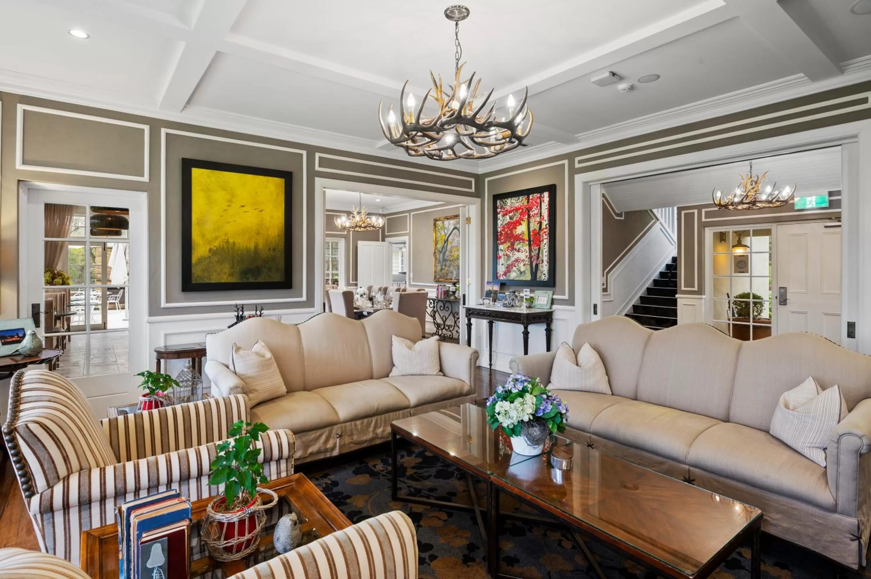 Lobby or reception in Parklands Country Gardens & Lodges Blue Mountains