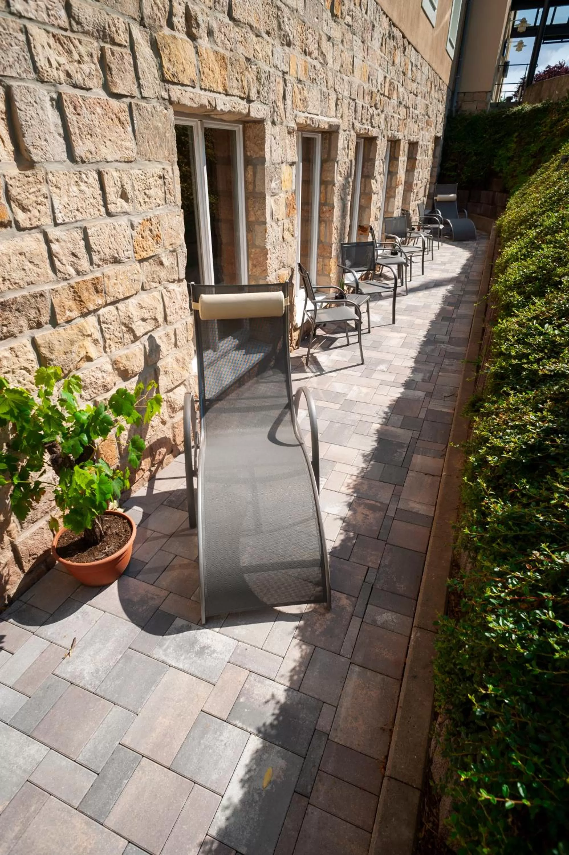 Balcony/Terrace in Bernstein Schlosshotel Ballenstedt