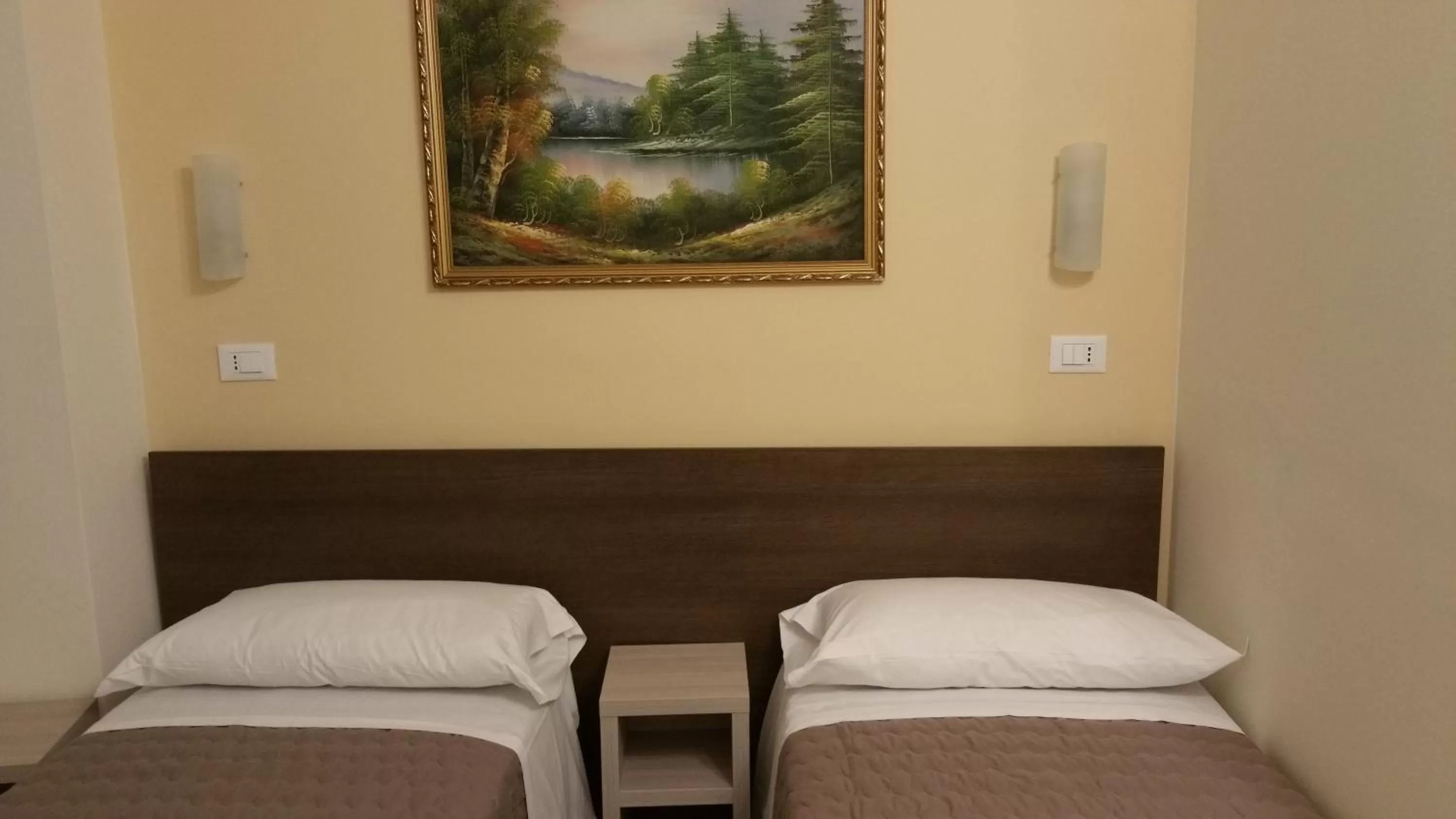 Bed in Hotel Tommaseo