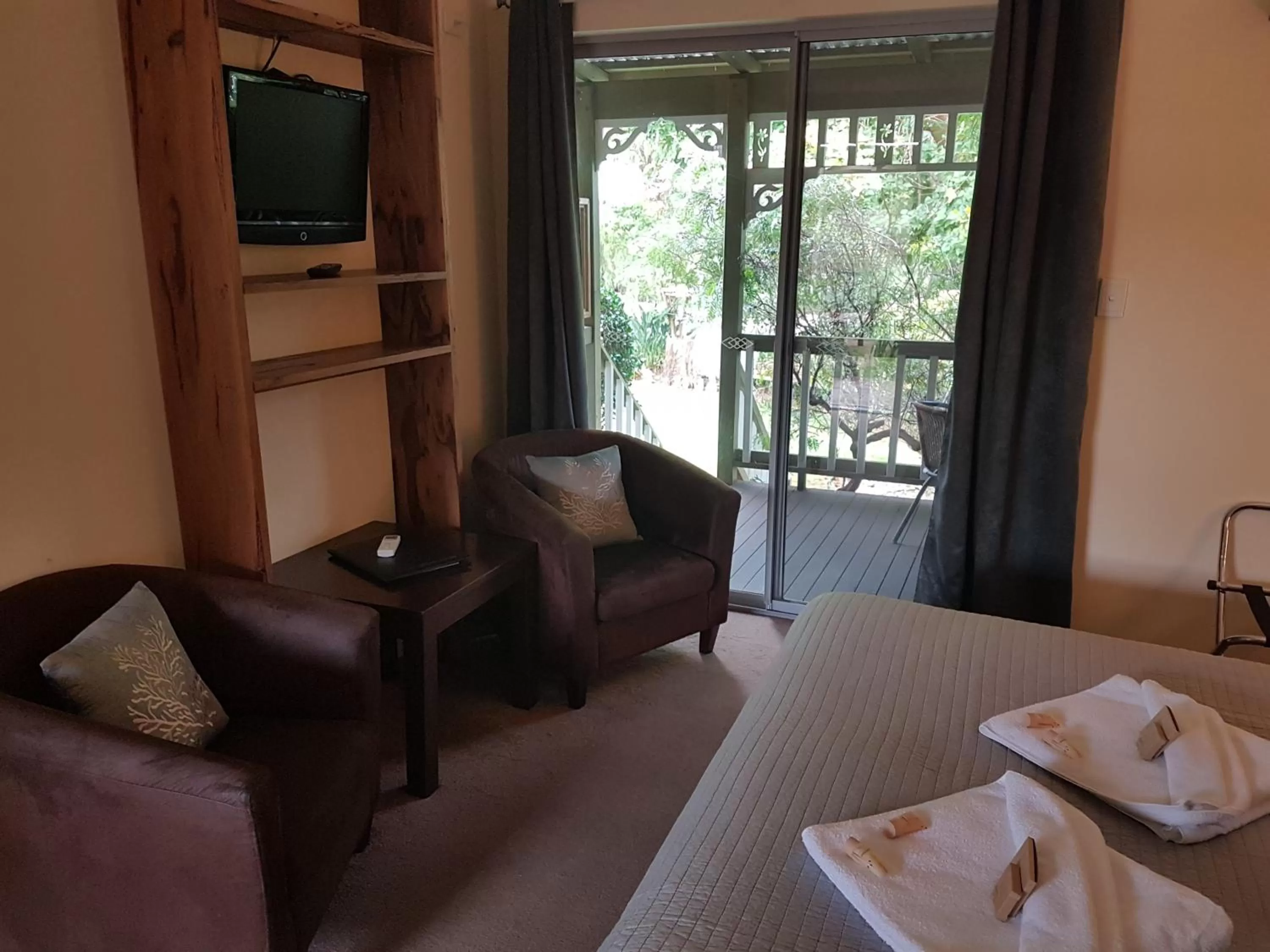 Balcony/Terrace in Adamsons Riverside Accommodation