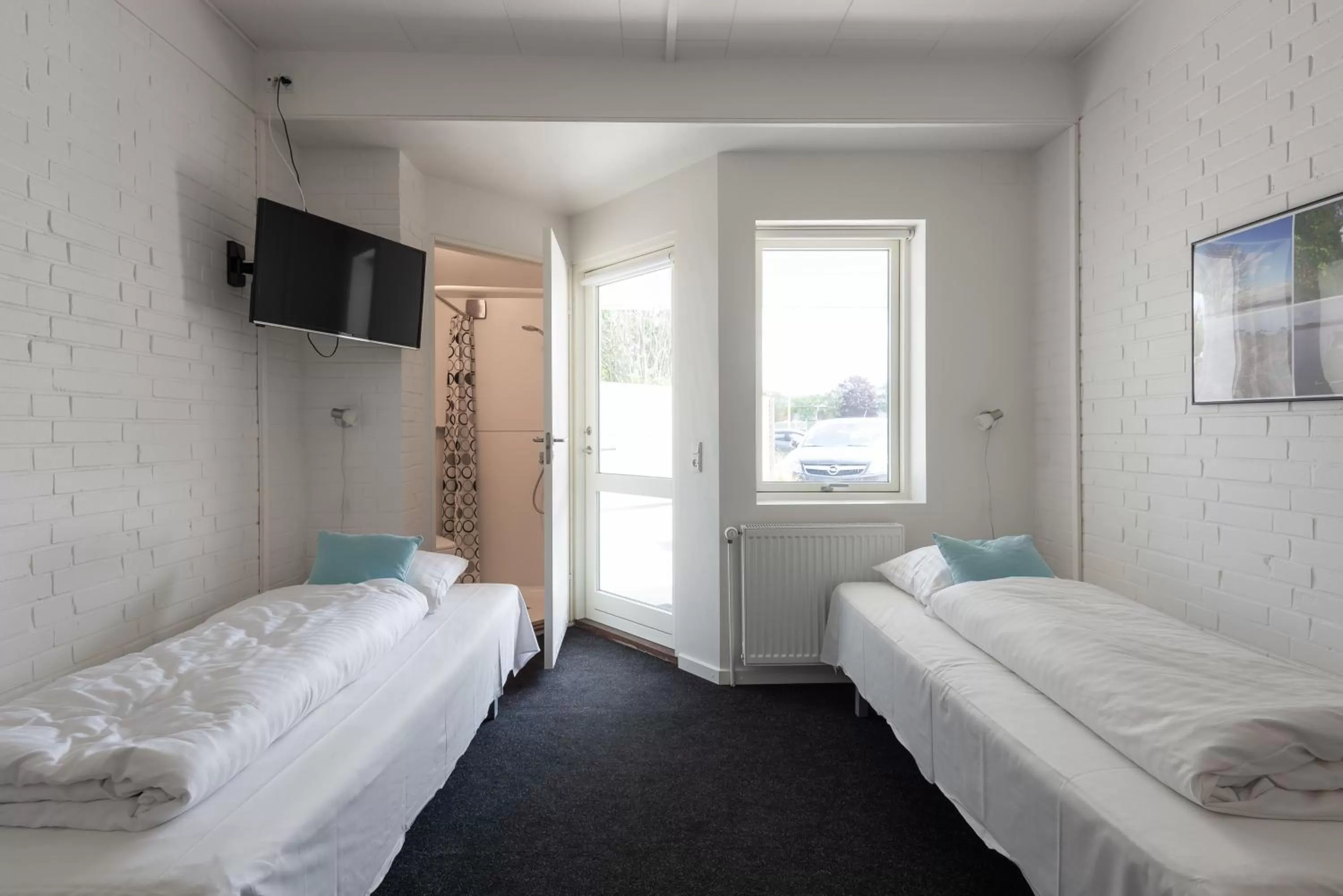 Photo of the whole room, Bed in Motel Poppelvej