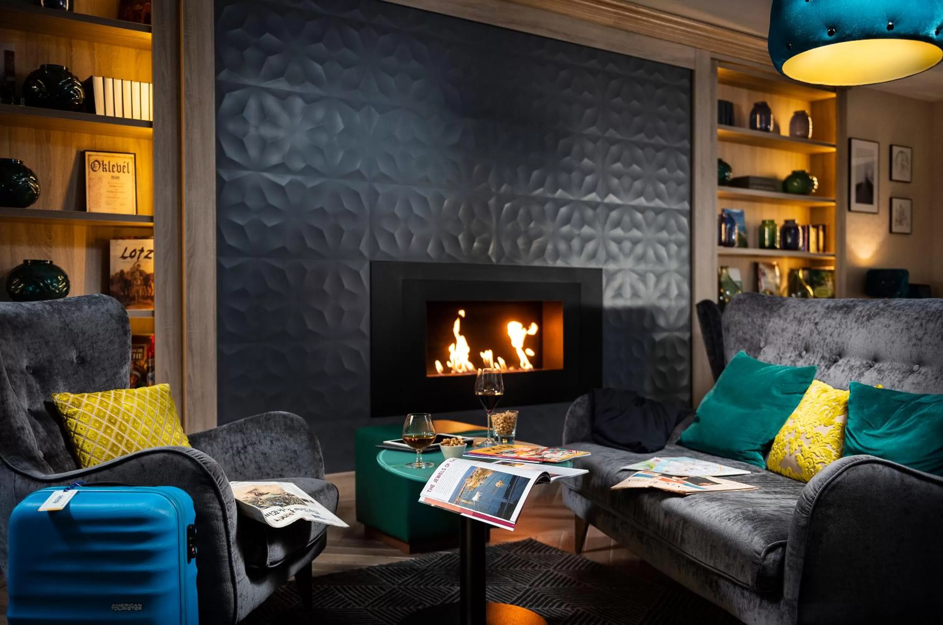 Library in Three Corners Lifestyle Hotel