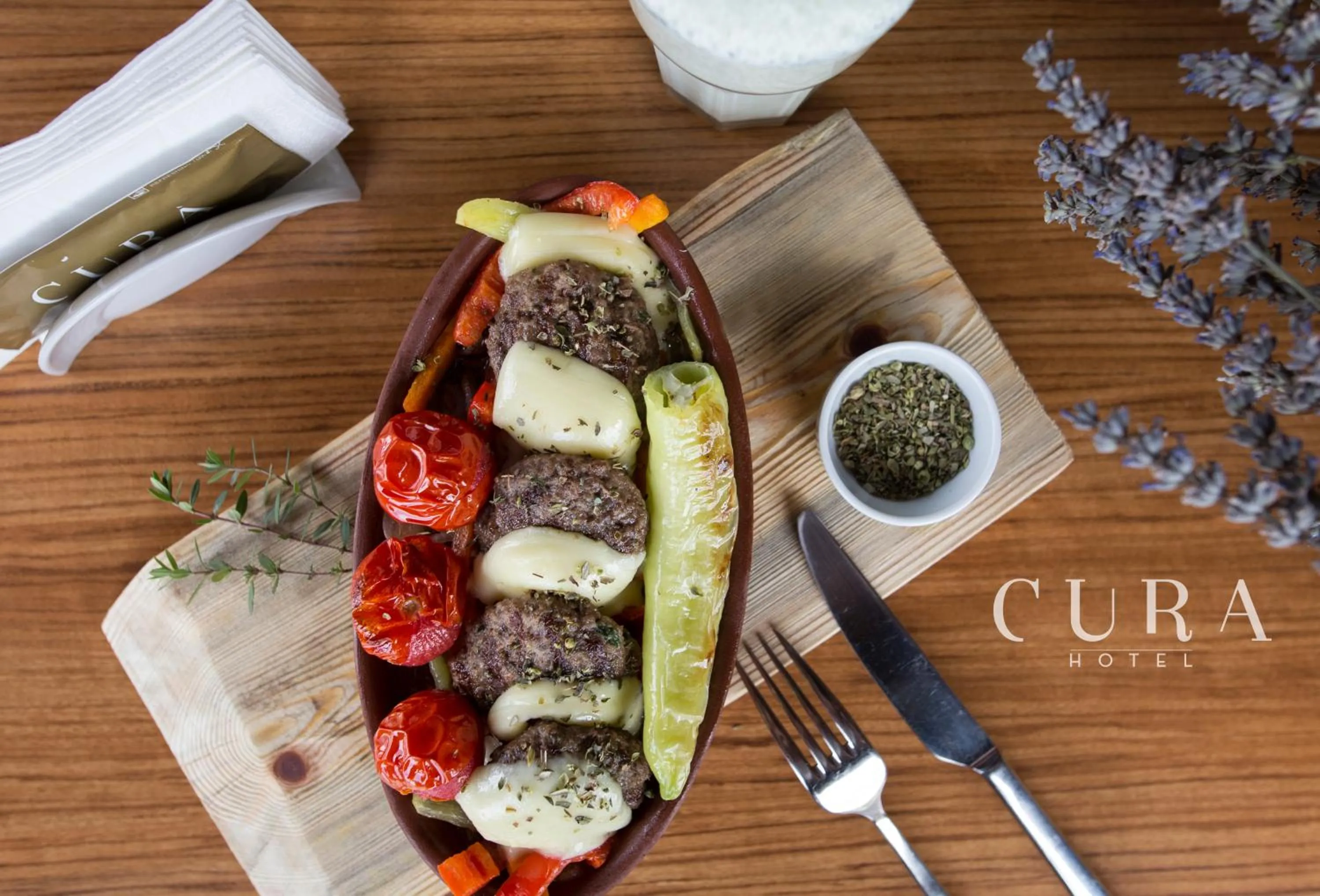 Food and drinks in Hotel Cura