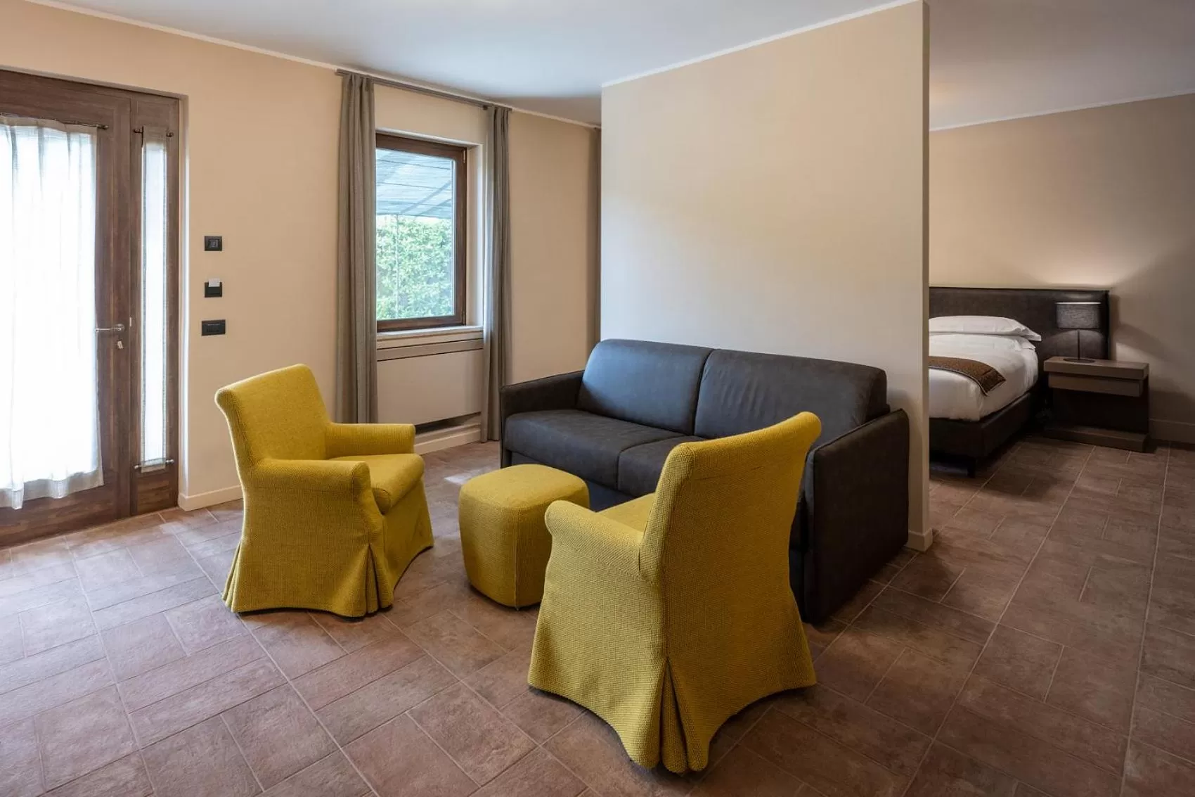 Bed in Altarocca Wine Resort Adults Only