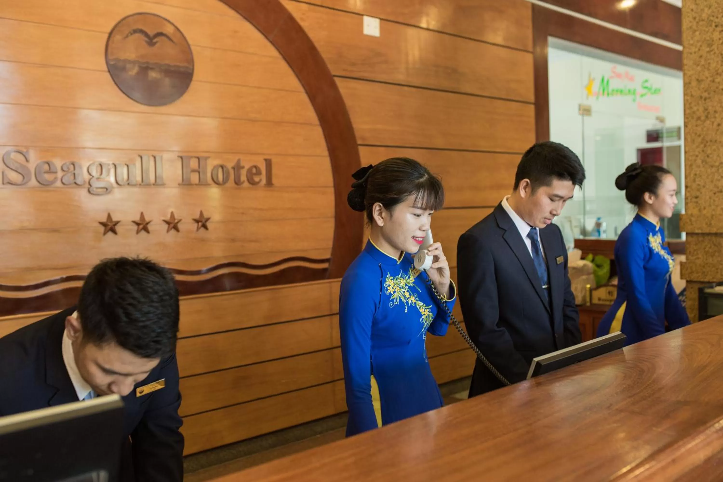 Staff in Seagull Hotel