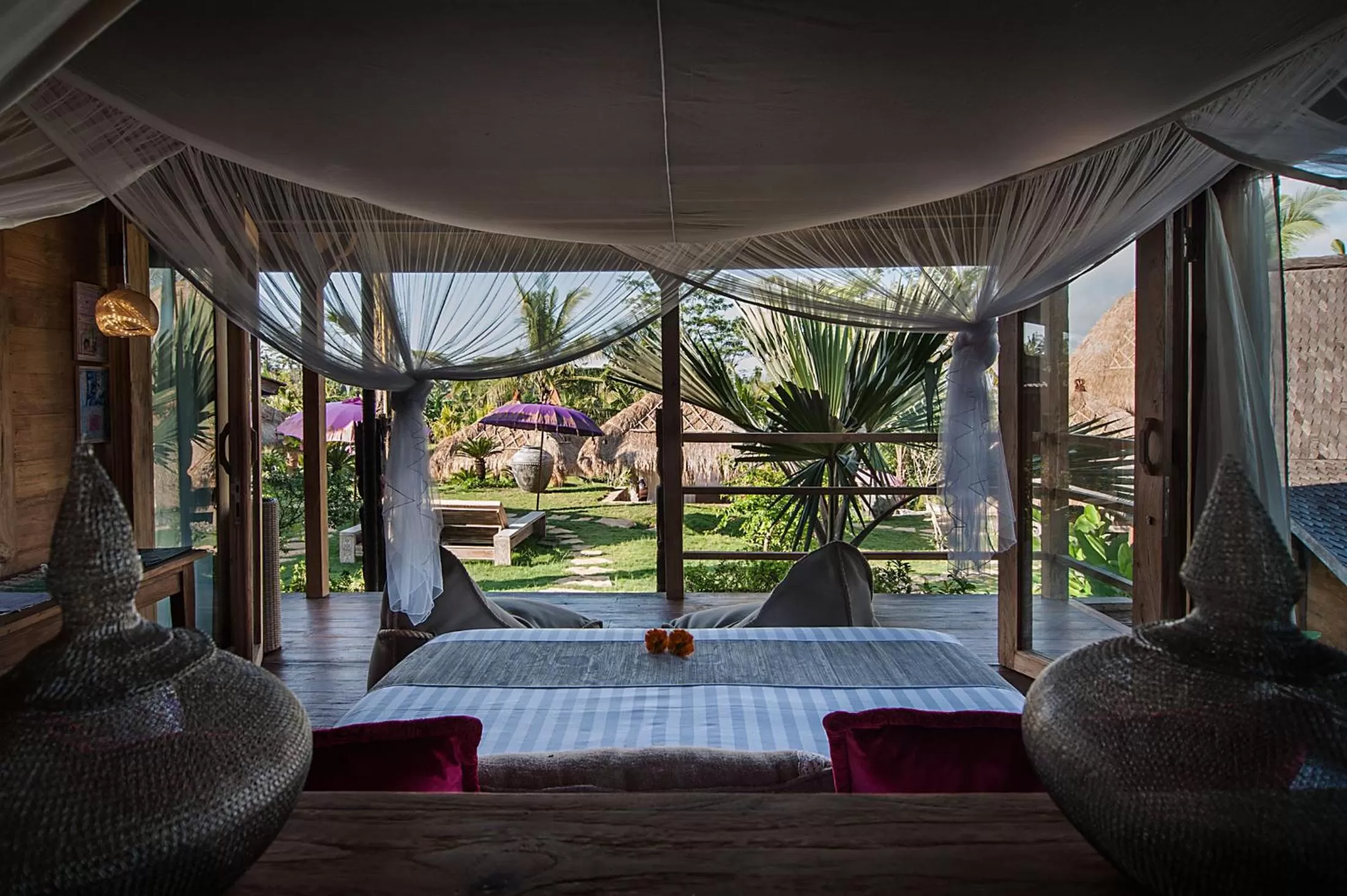 Garden view in Blue Karma Dijiwa Ubud