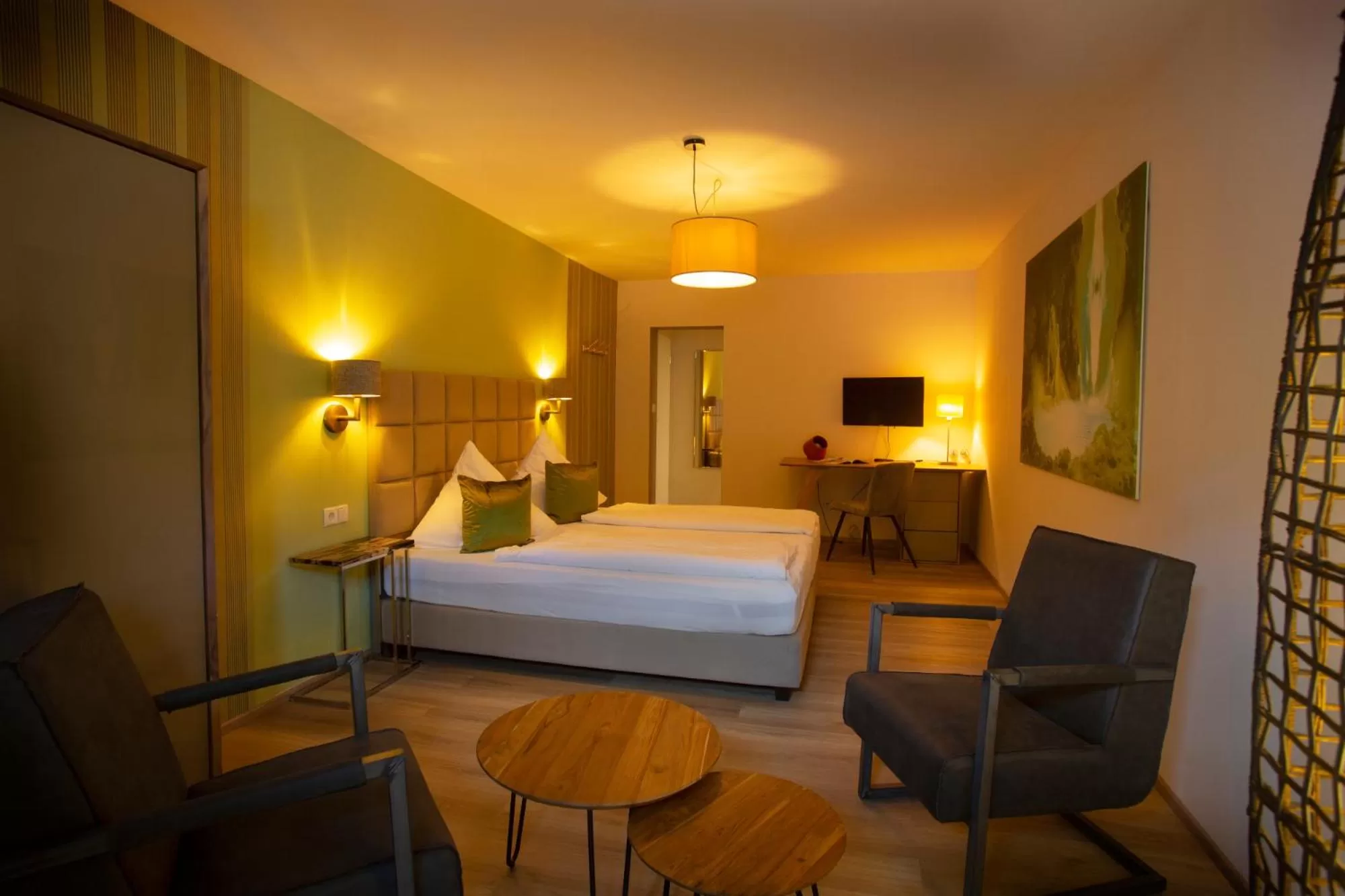 Bedroom, Bed in Bad Emser Hof