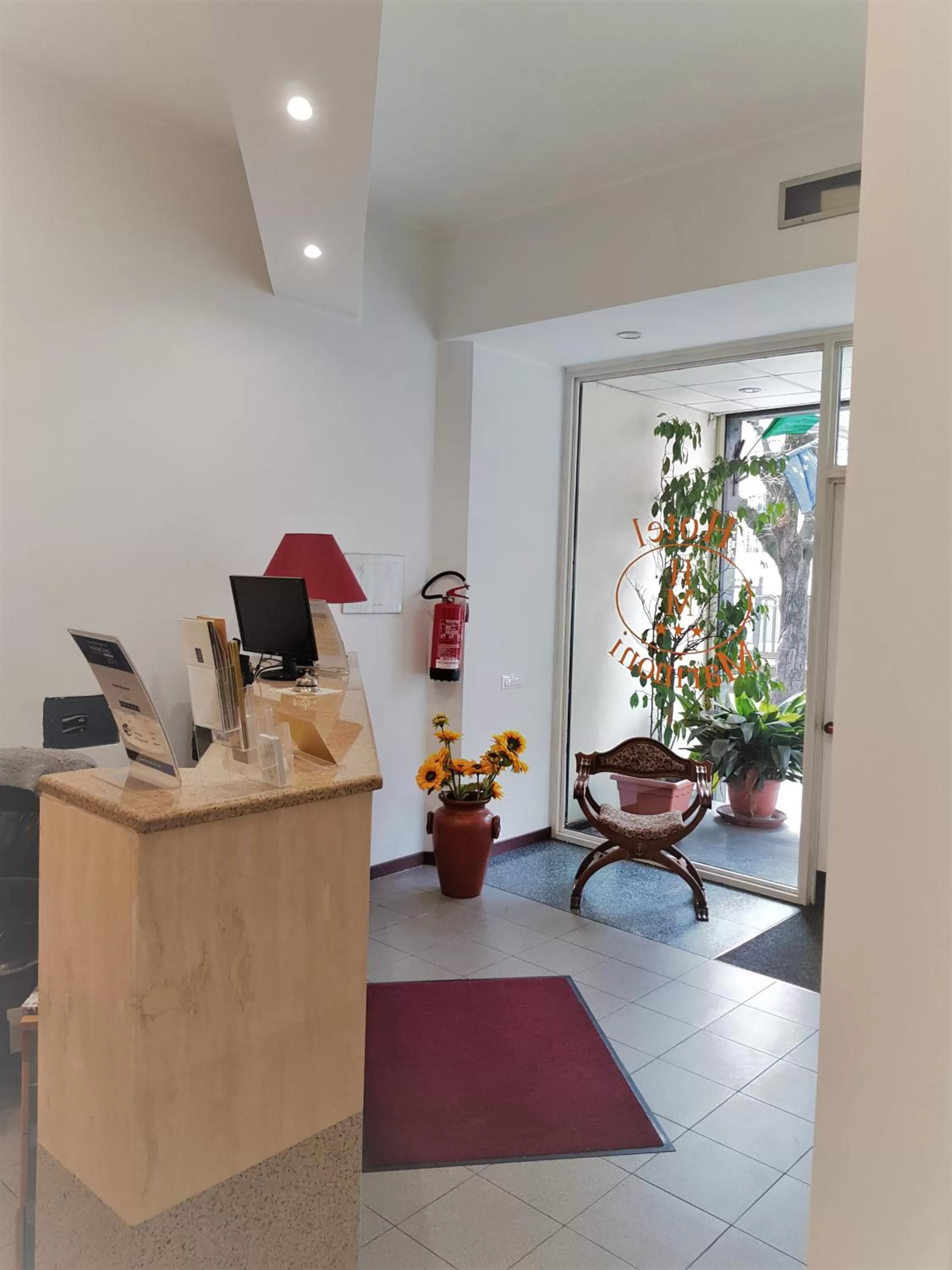 Lobby or reception in Hotel Marinoni