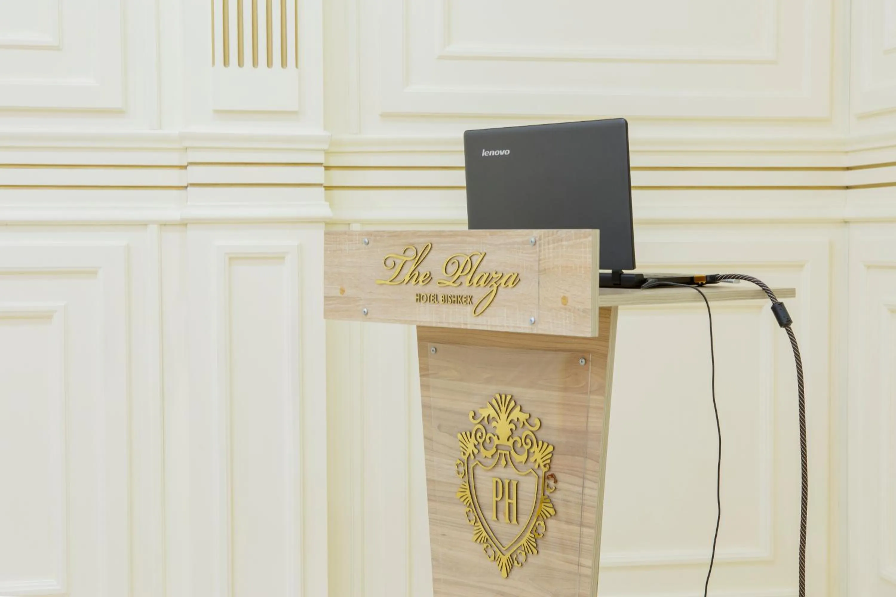 Property logo or sign in Plaza Hotel Bishkek