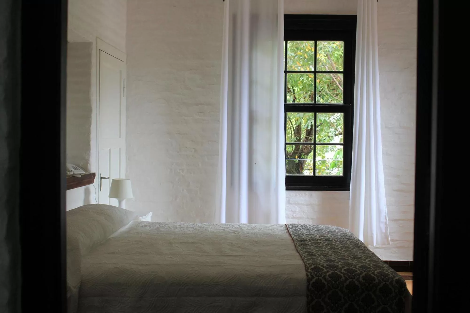 Bed in Santoral Restaurante y Posada Pet Friendly