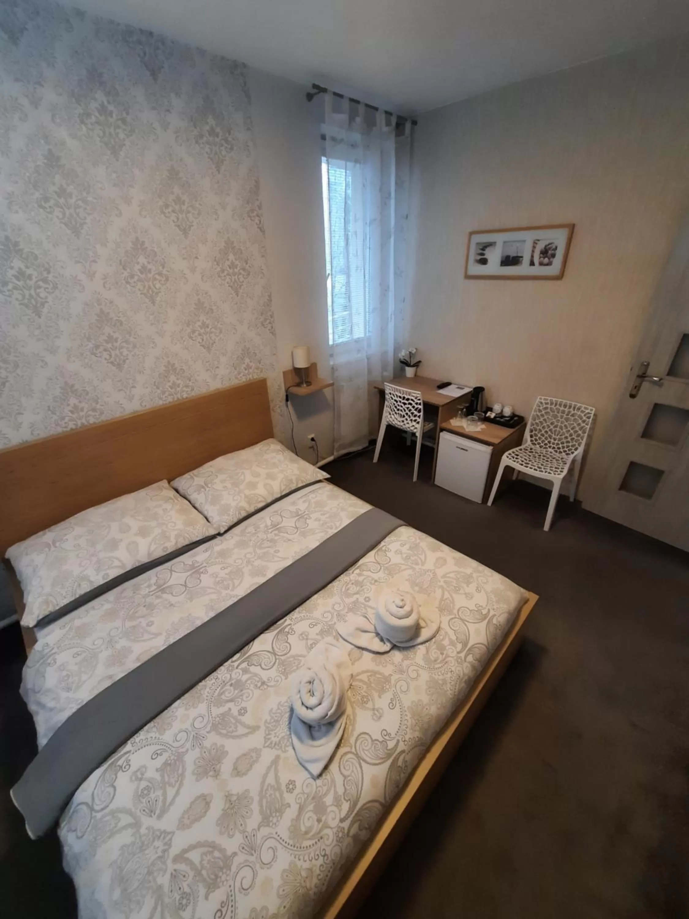 Bed in Hotel Boršičanka