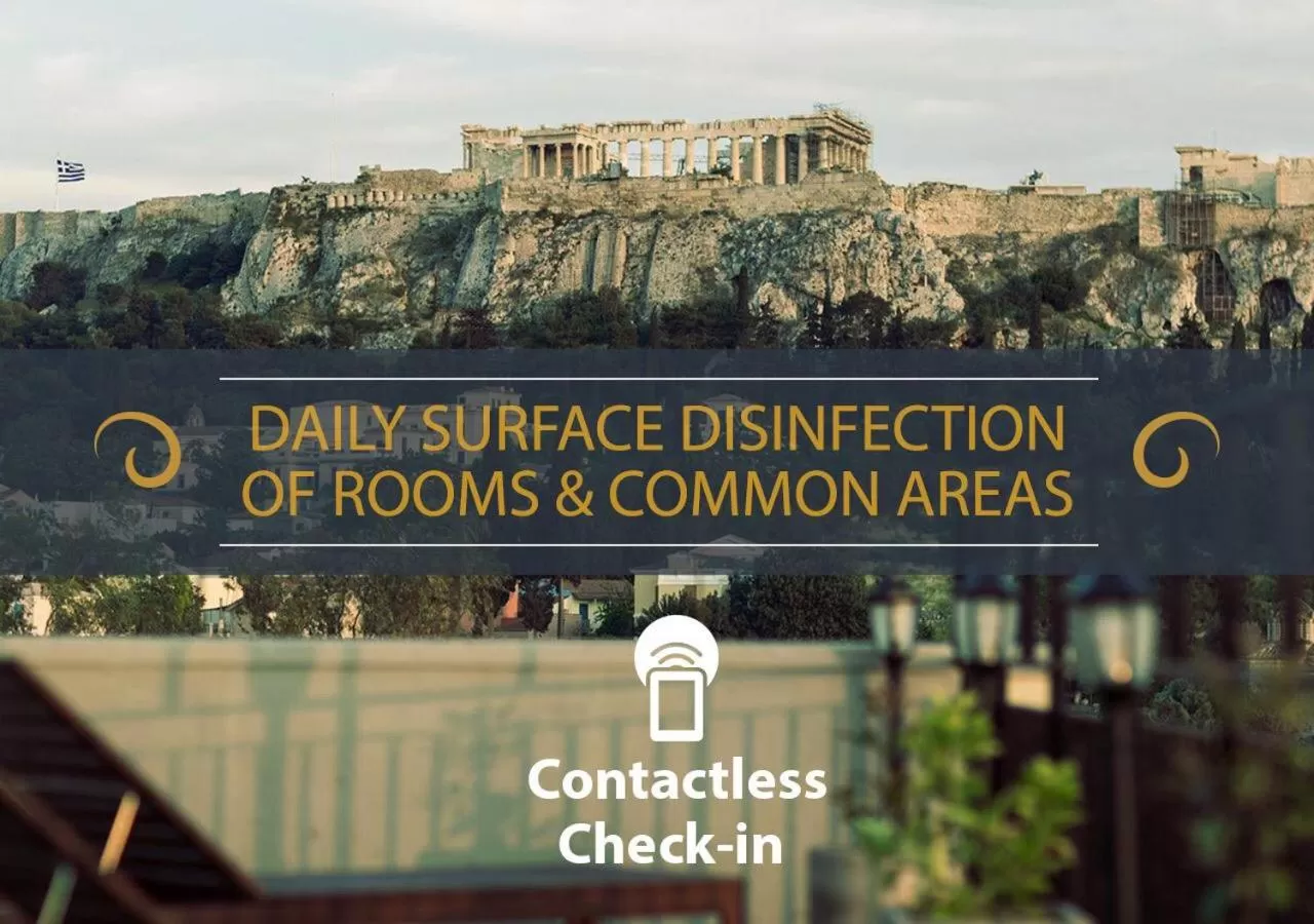 Landmark view in The Athens Version Luxury Suites